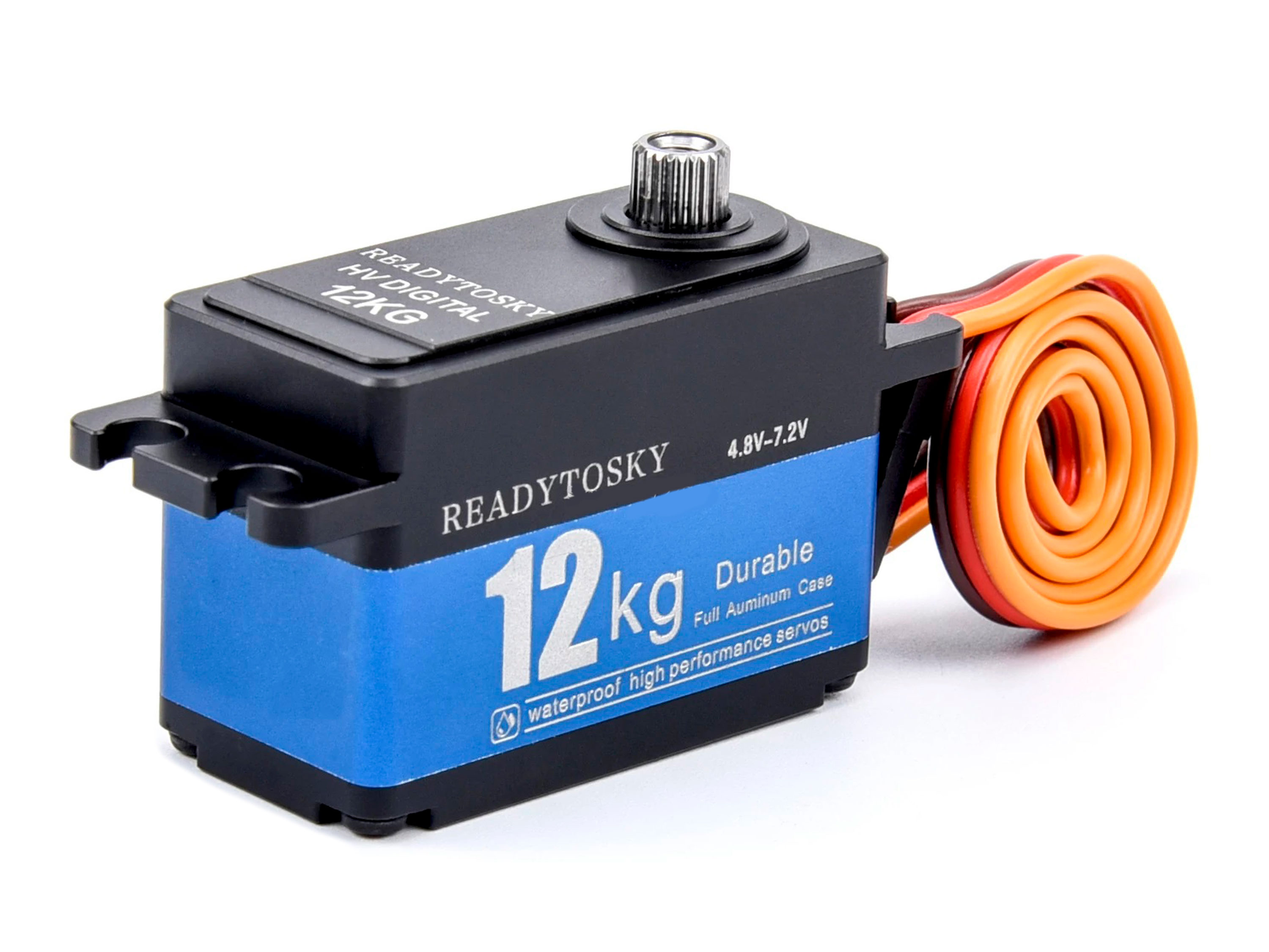 Сервомеханізм цифровий Readytosky HV-12MG 63g/11.5kg/0.12sec (180°) (світлина #1)
