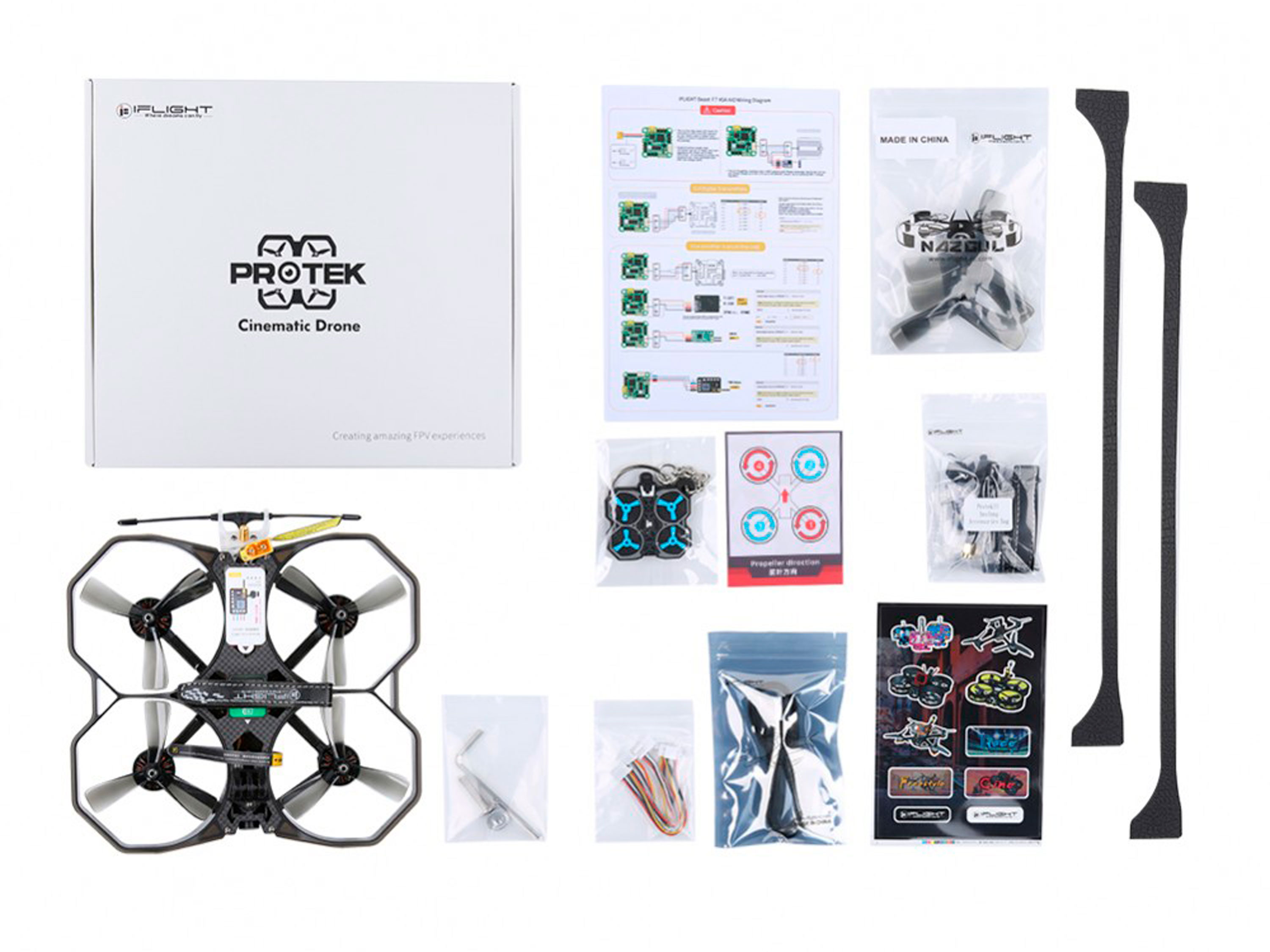 Квадрокоптер iFlight ProTek35 CineWhoop 4S з цифровою відеосистемою Vista (ELRS 2.4ГГц) (світлина #8)