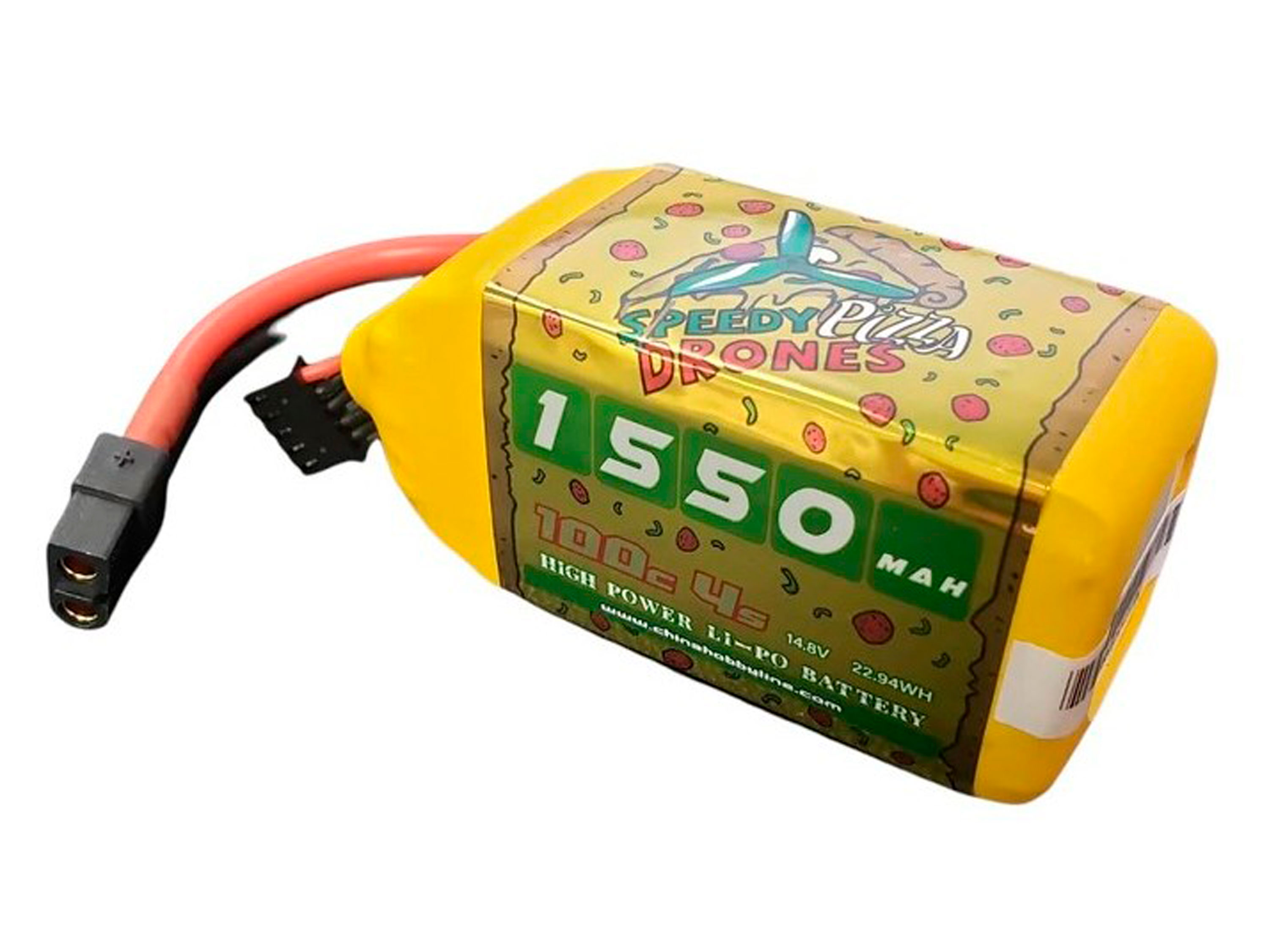 Акумулятор CNHL 1550mAh 4S 100C (Speedy Pizza Drones) (світлина #1)