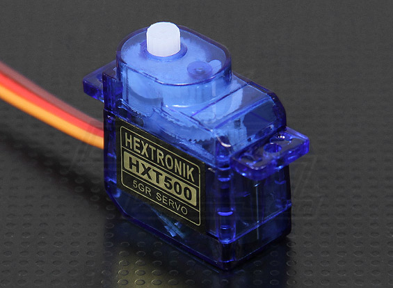 Сервомеханізм аналоговий Hextronik HXT500 5g/0.6kg/0.12sec (4.8В) (світлина #1)