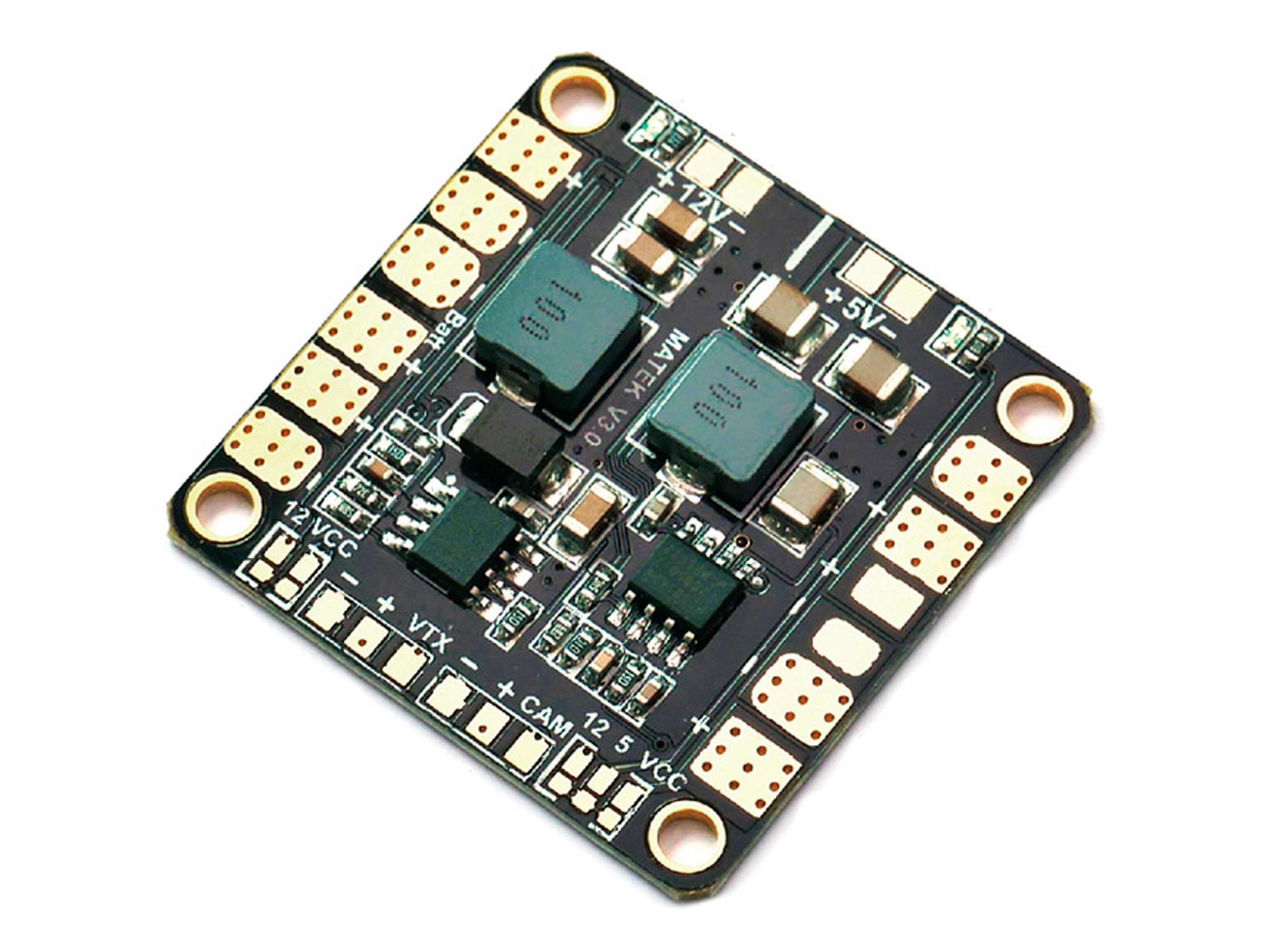 Міні плата розподілу живлення (PDB) 20А Matek + BEC 5В/12В (світлина #1)