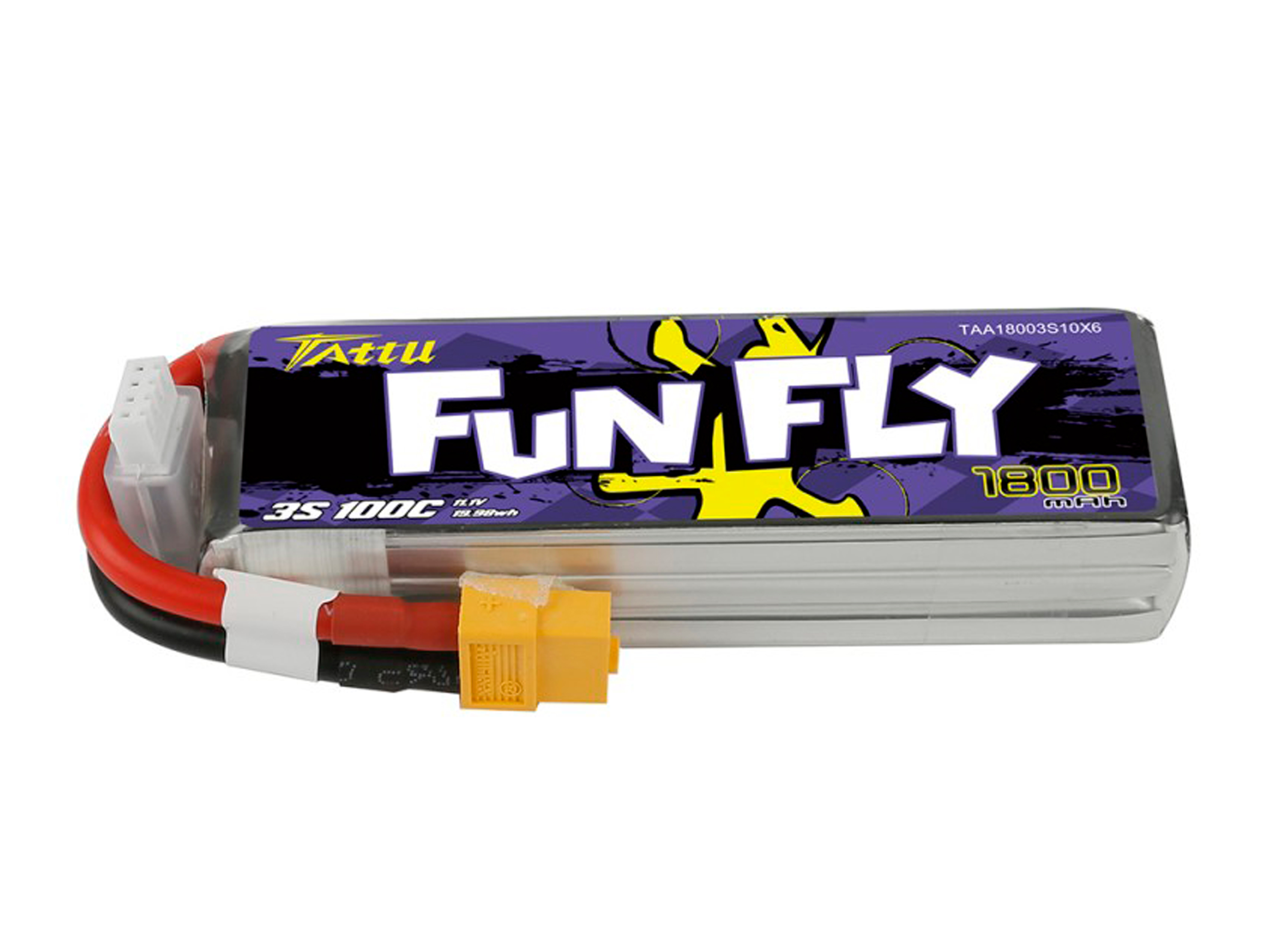 Акумулятор TATTU FunFly 1800mAh 3S 100C (світлина #1)