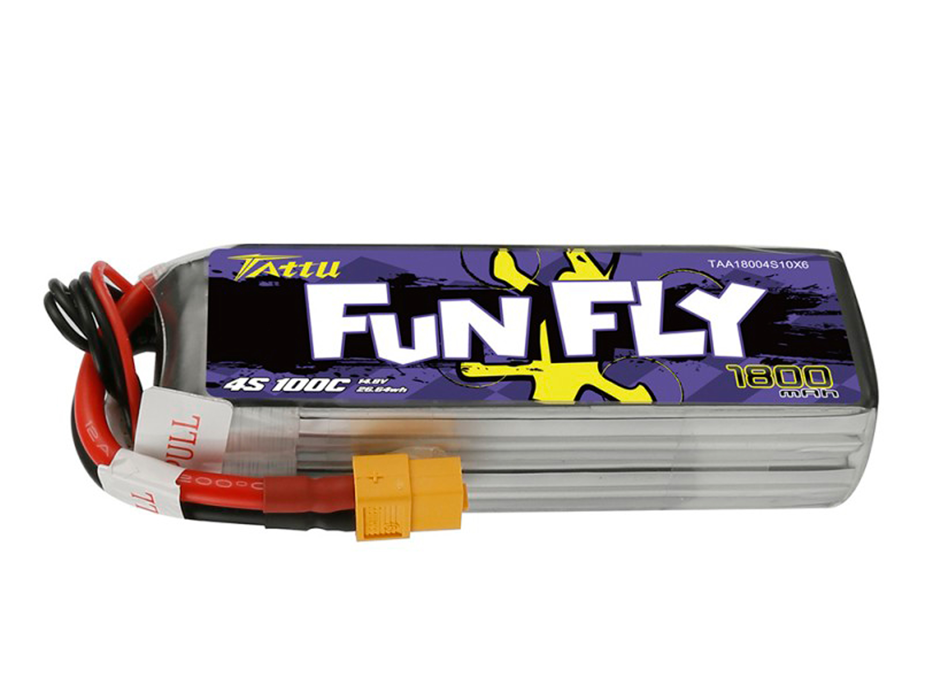 Акумулятор TATTU FunFly 1800mAh 4S 100C (світлина #1)