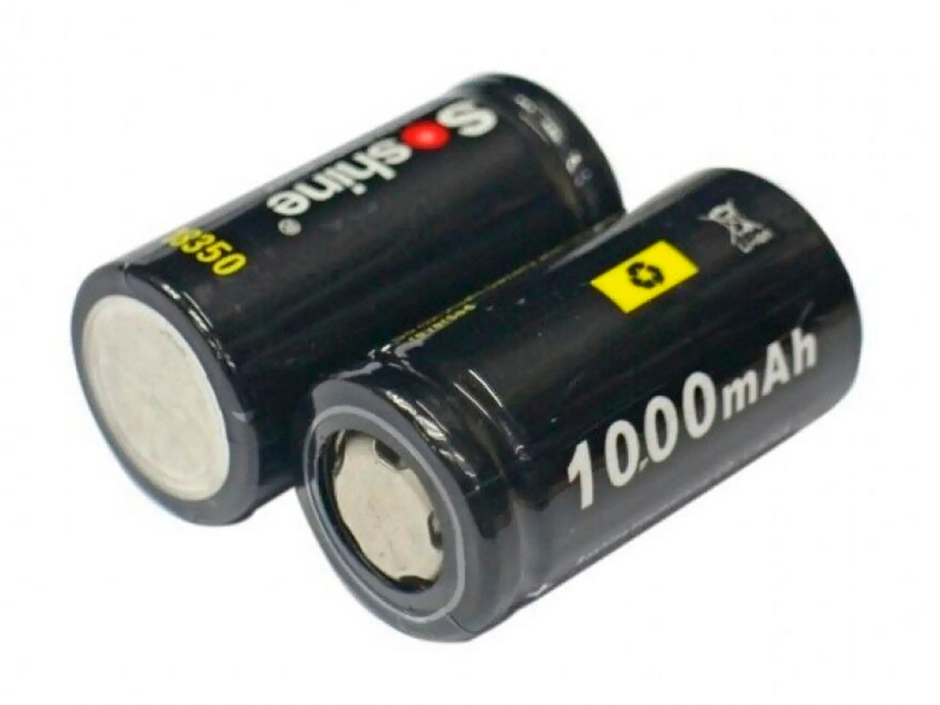 Акумулятор Soshine Li-Ion 18350 1000mAh 3.7V (2шт) (світлина #2)