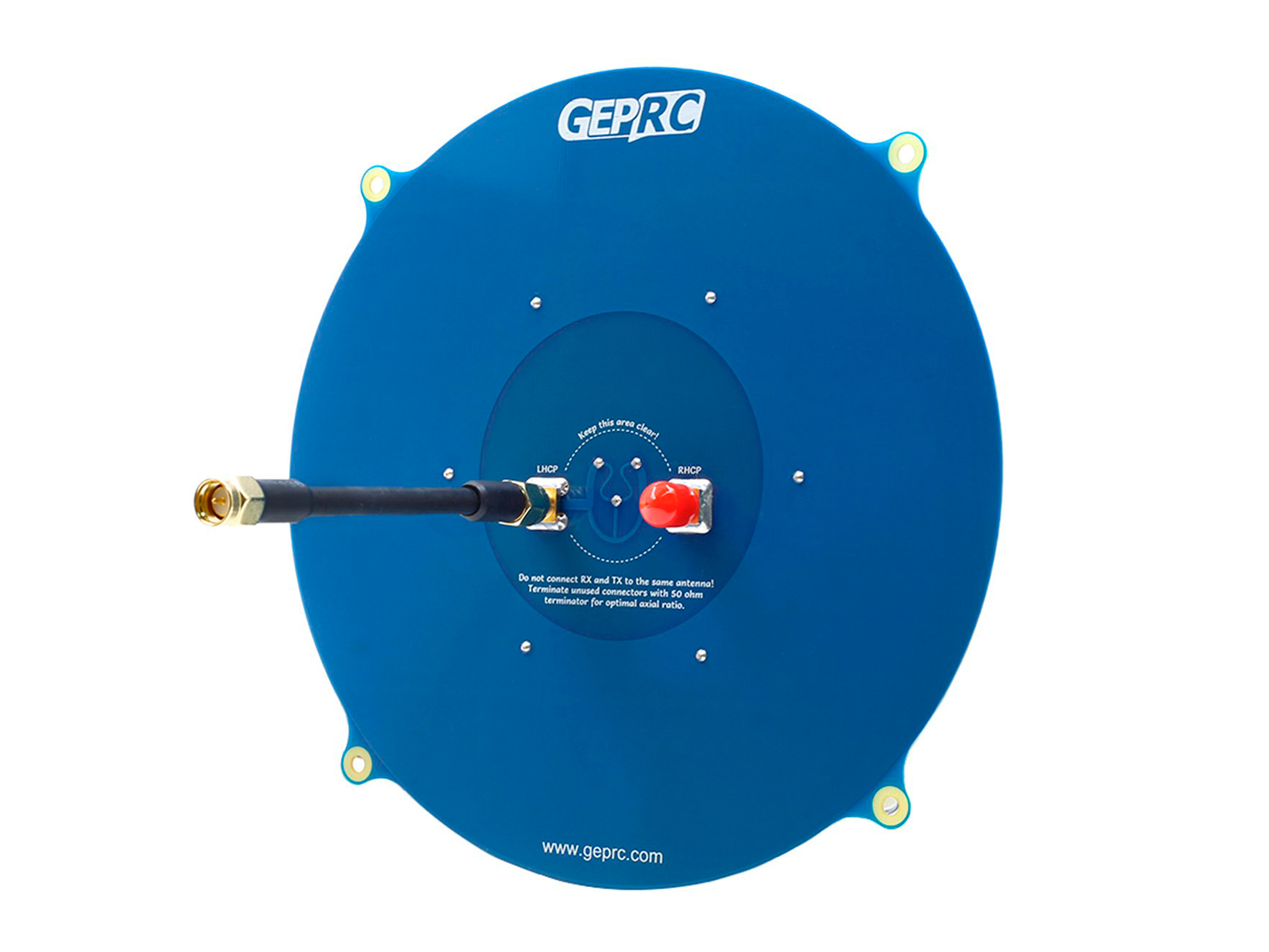 Антена з круговою поляризацією GEPRC Triple Feed Patch Array (SMA) (світлина #2)