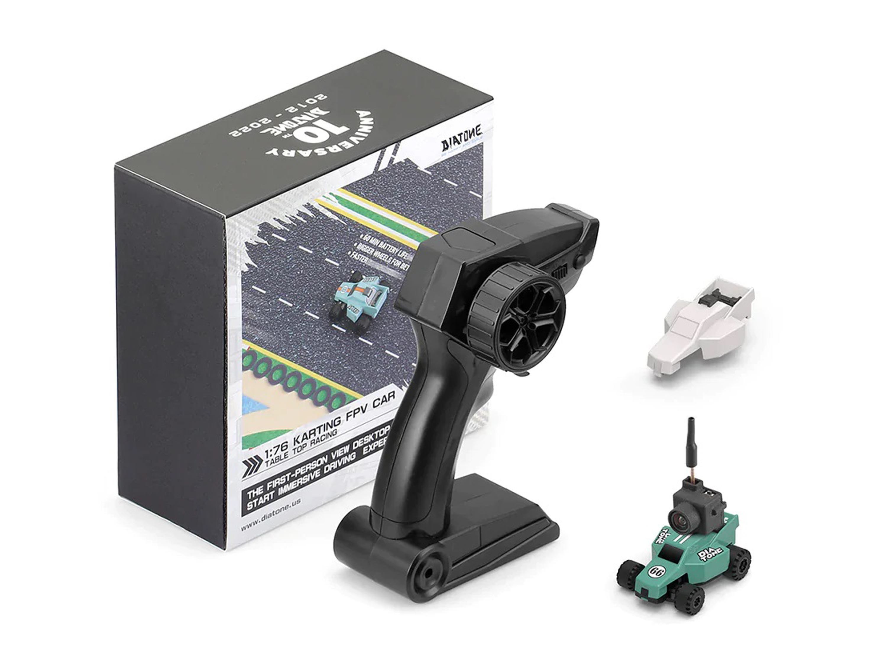 Радіокерована автомодель Diatone Q33 Karting FPV 1/76 (RTR) (світлина #2)