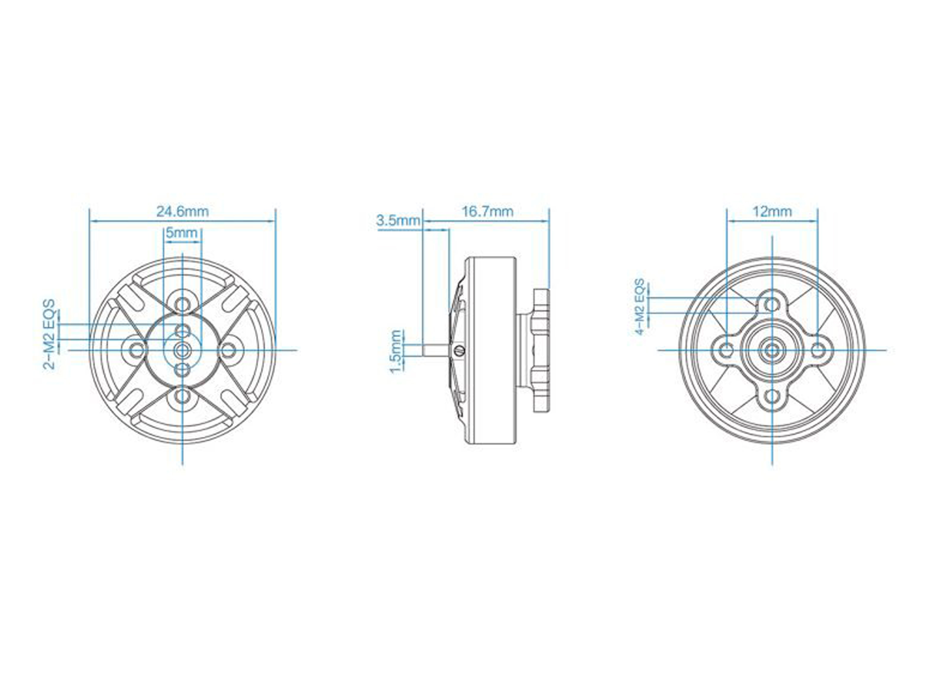 Двигун безколекторний GEPRC GR2004-2150kv (світлина #4)