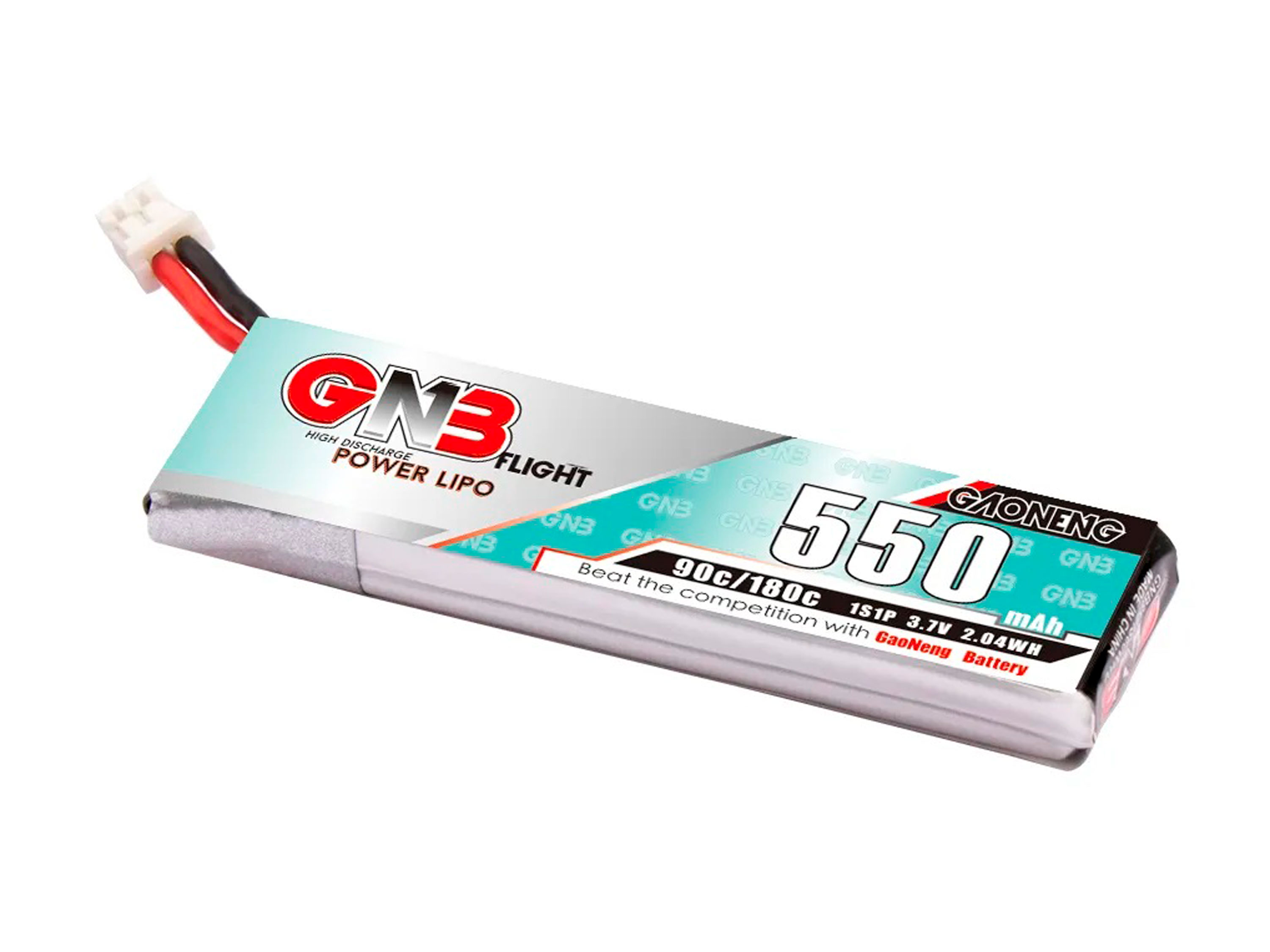 Акумулятор Gaoneng GNB PH2.0 550mAh 1S 90C (з дротом) (світлина #1)