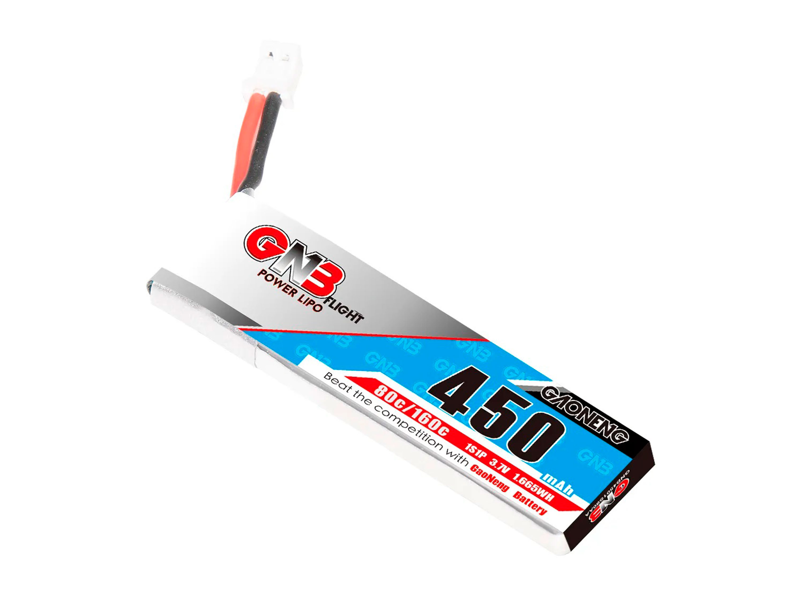 Акумулятор Gaoneng GNB PH2.0 450mAh 1S 80C (з дротом) (світлина #1)