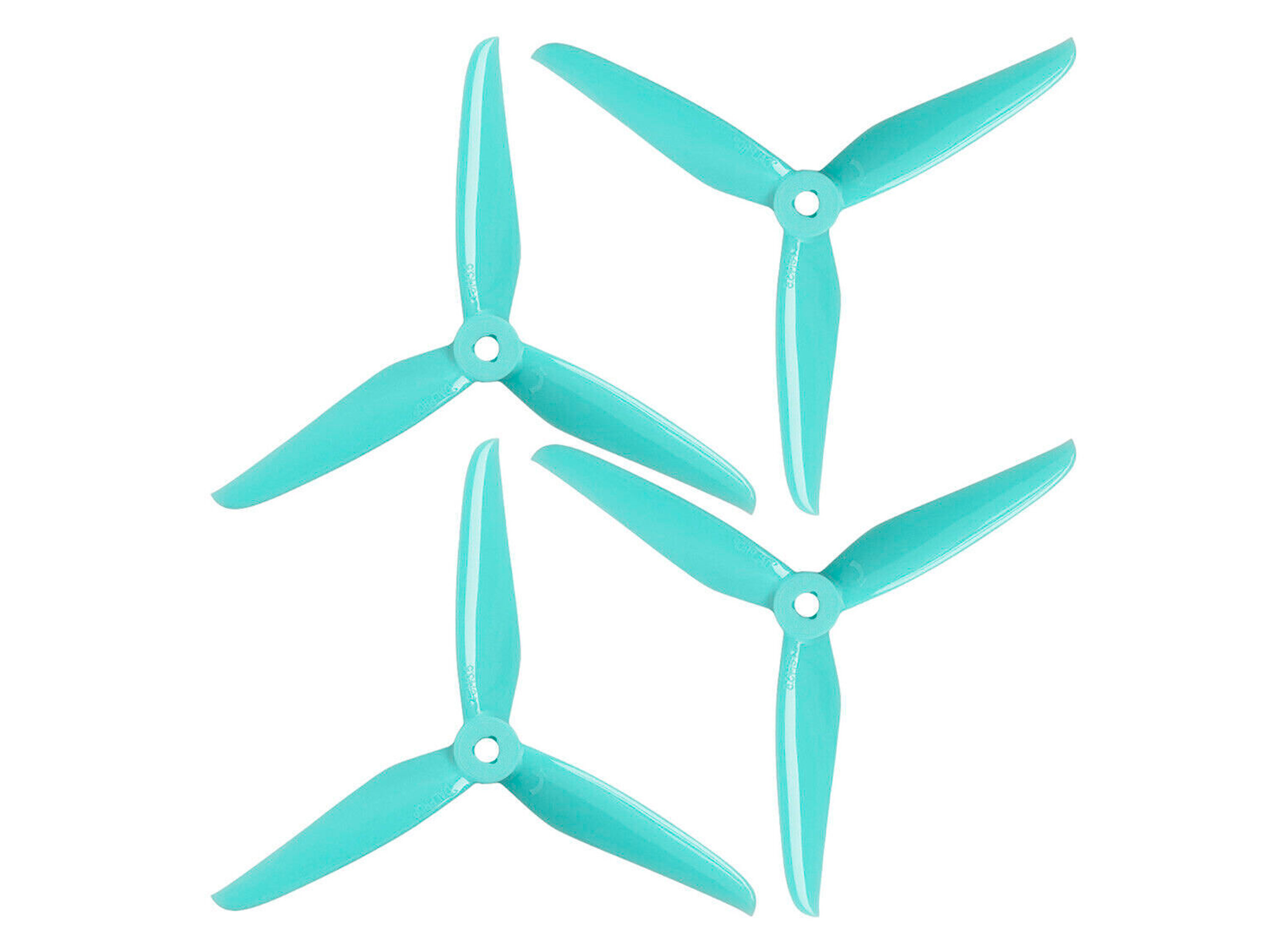 Комплект пропелерів Dalprop Cyclone T5143.5 V2 (Teal) (світлина #1)