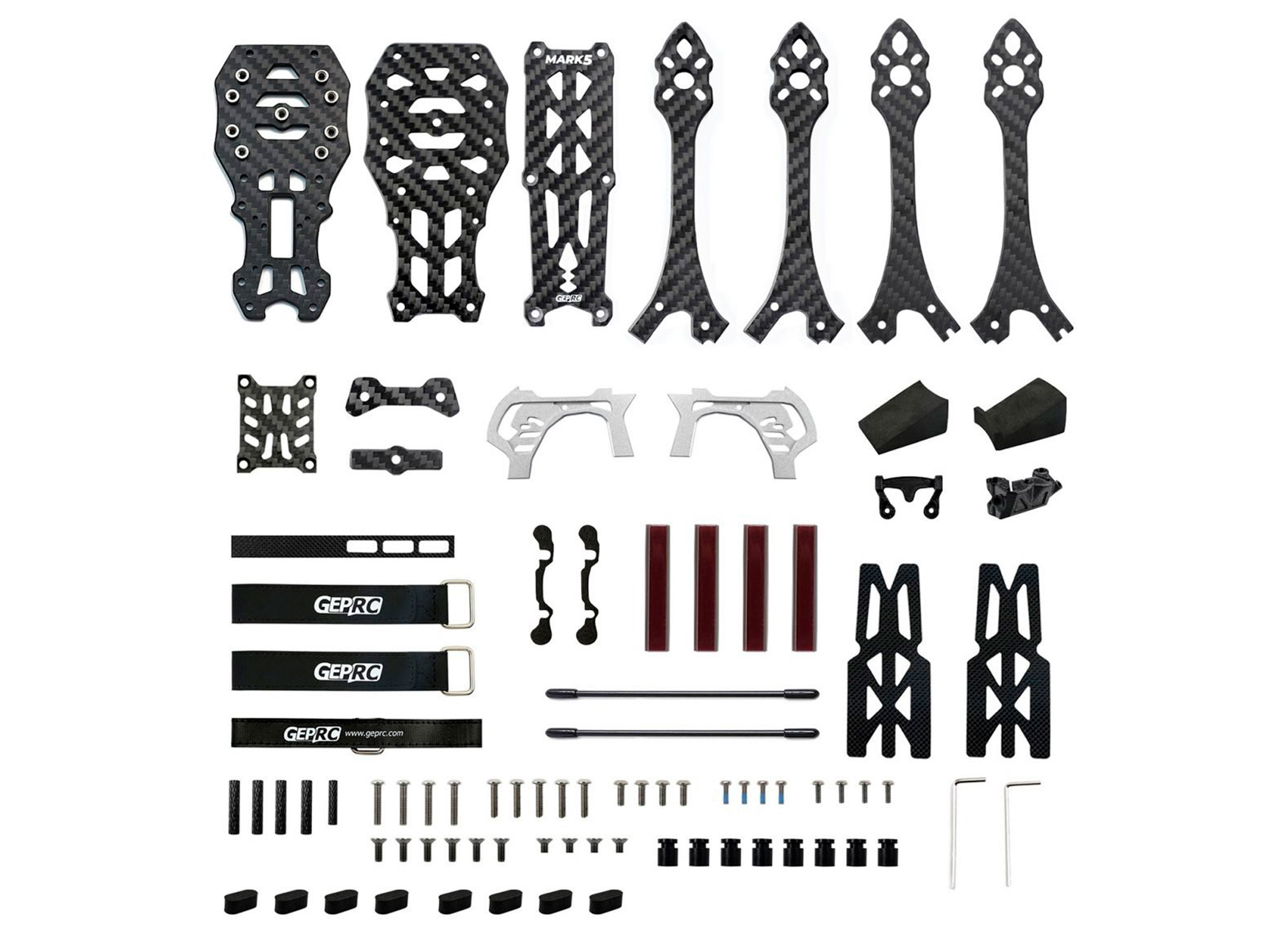 Рама для квадрокоптера GEPRC GEP-MARK5 Freestyle (225мм) (світлина #7)