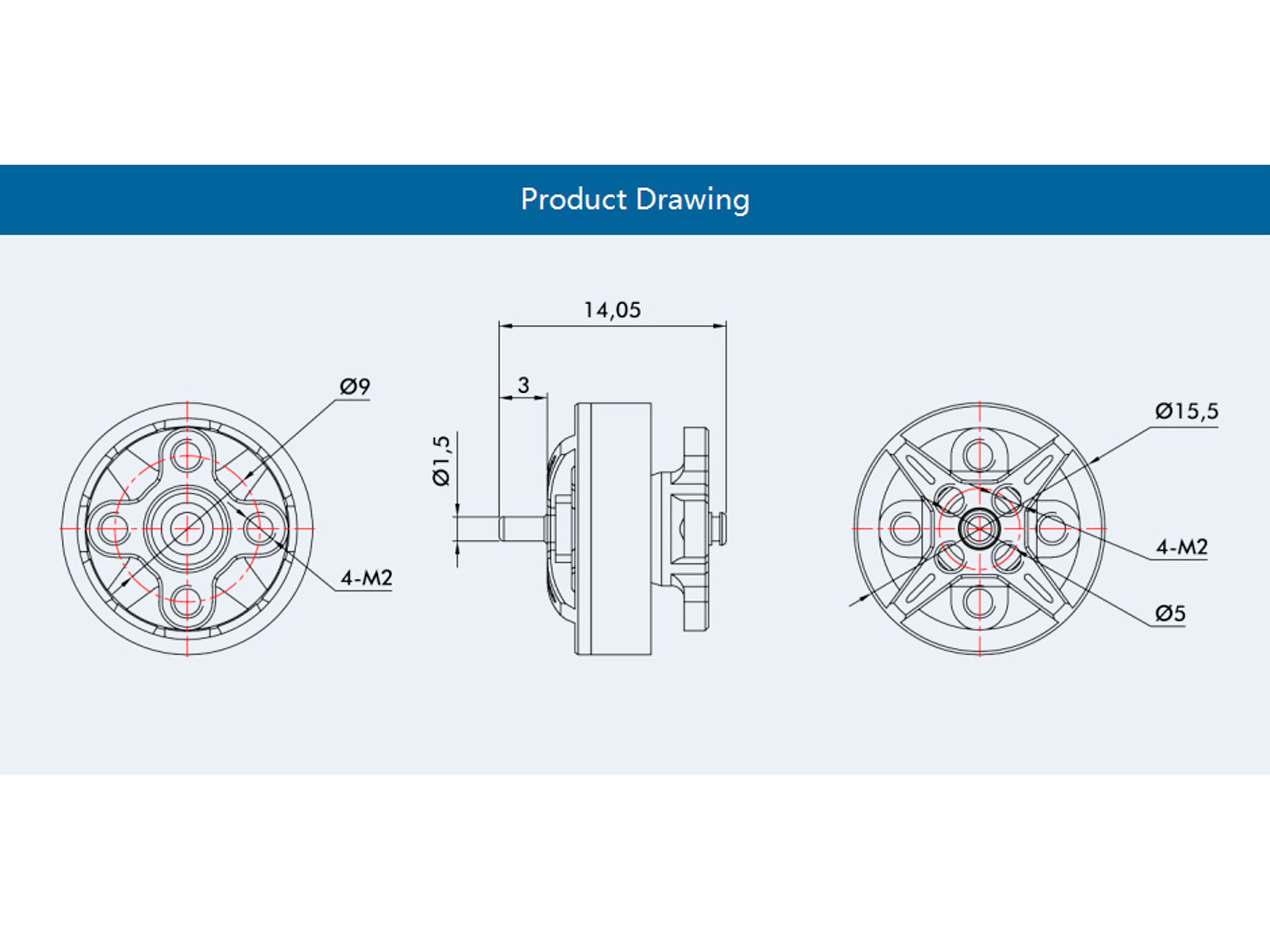 Двигун безколекторний T-Motor F1203-7000kv (світлина #3)
