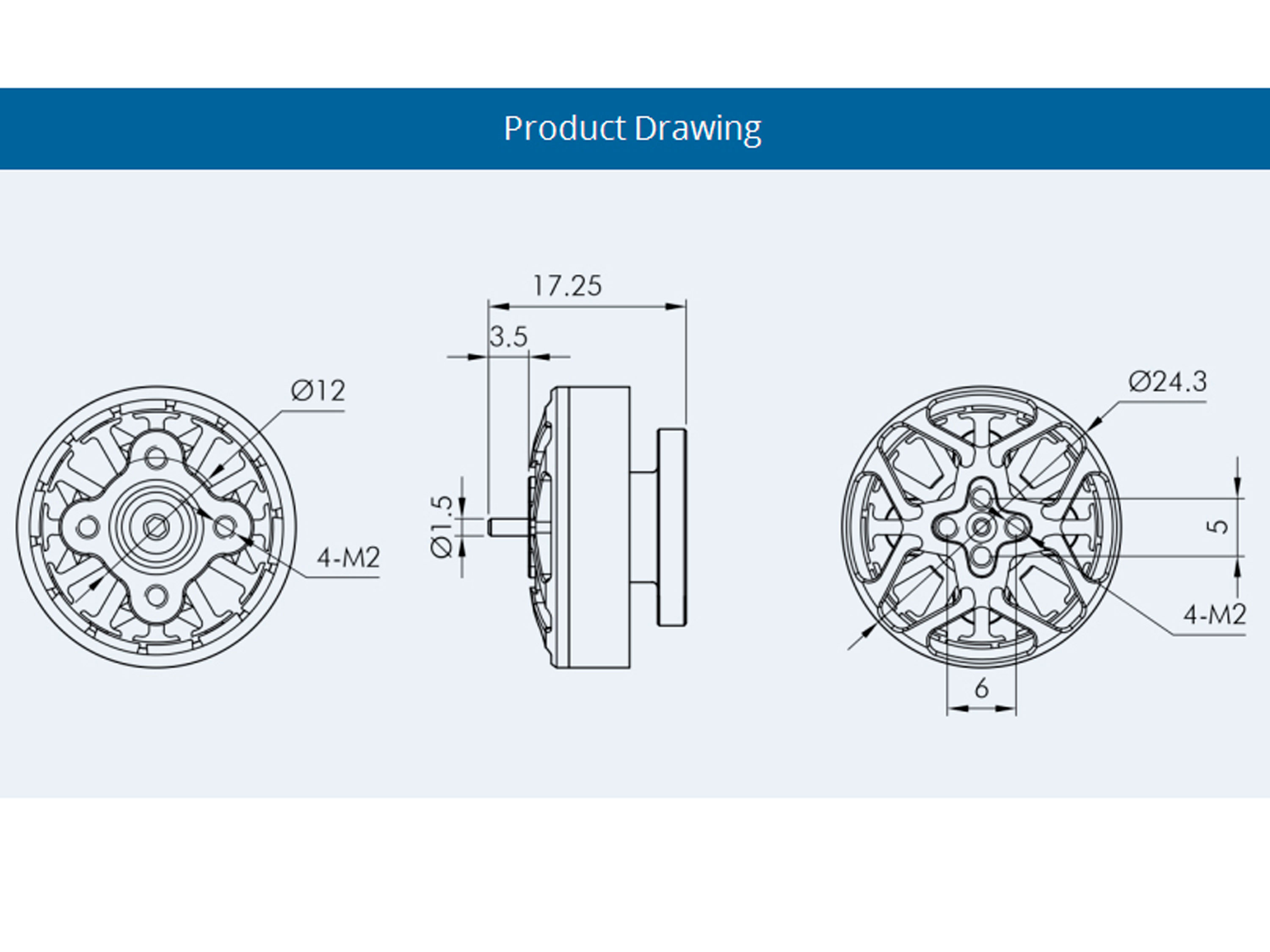 Двигун безколекторний T-Motor F2004-3000kv (світлина #4)
