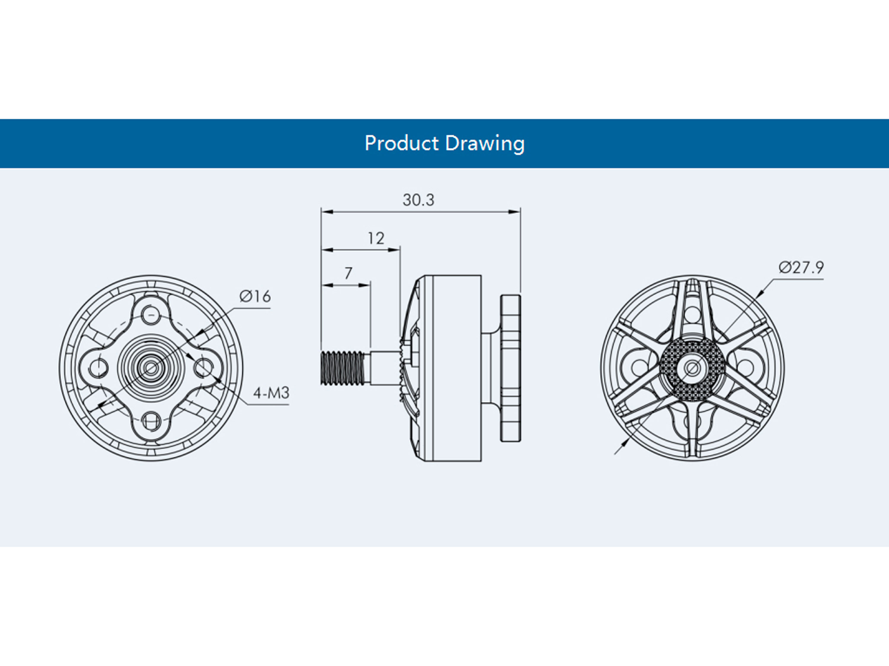 Двигун безколекторний T-Motor Velox V2306-1950kv V2 (світлина #4)