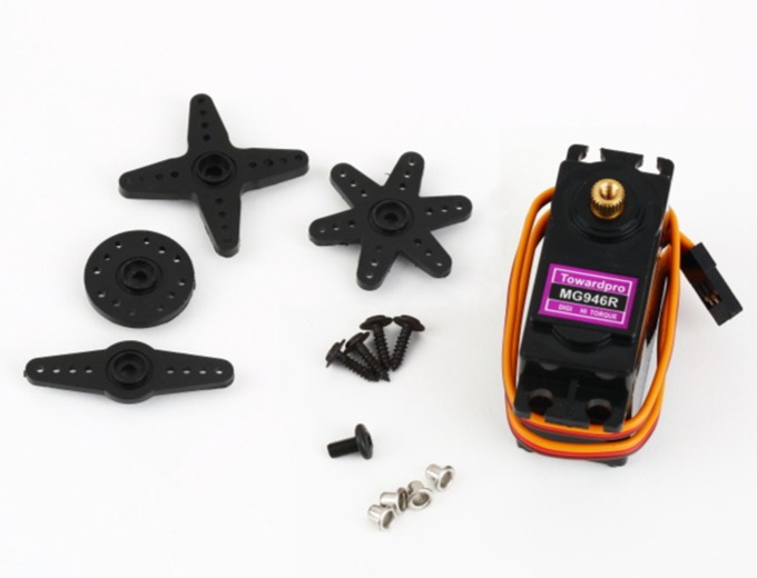 Сервомеханізм аналоговий TowerPro MG946R 55g/10.5kg/0.20sec(4.8В) (світлина #2)