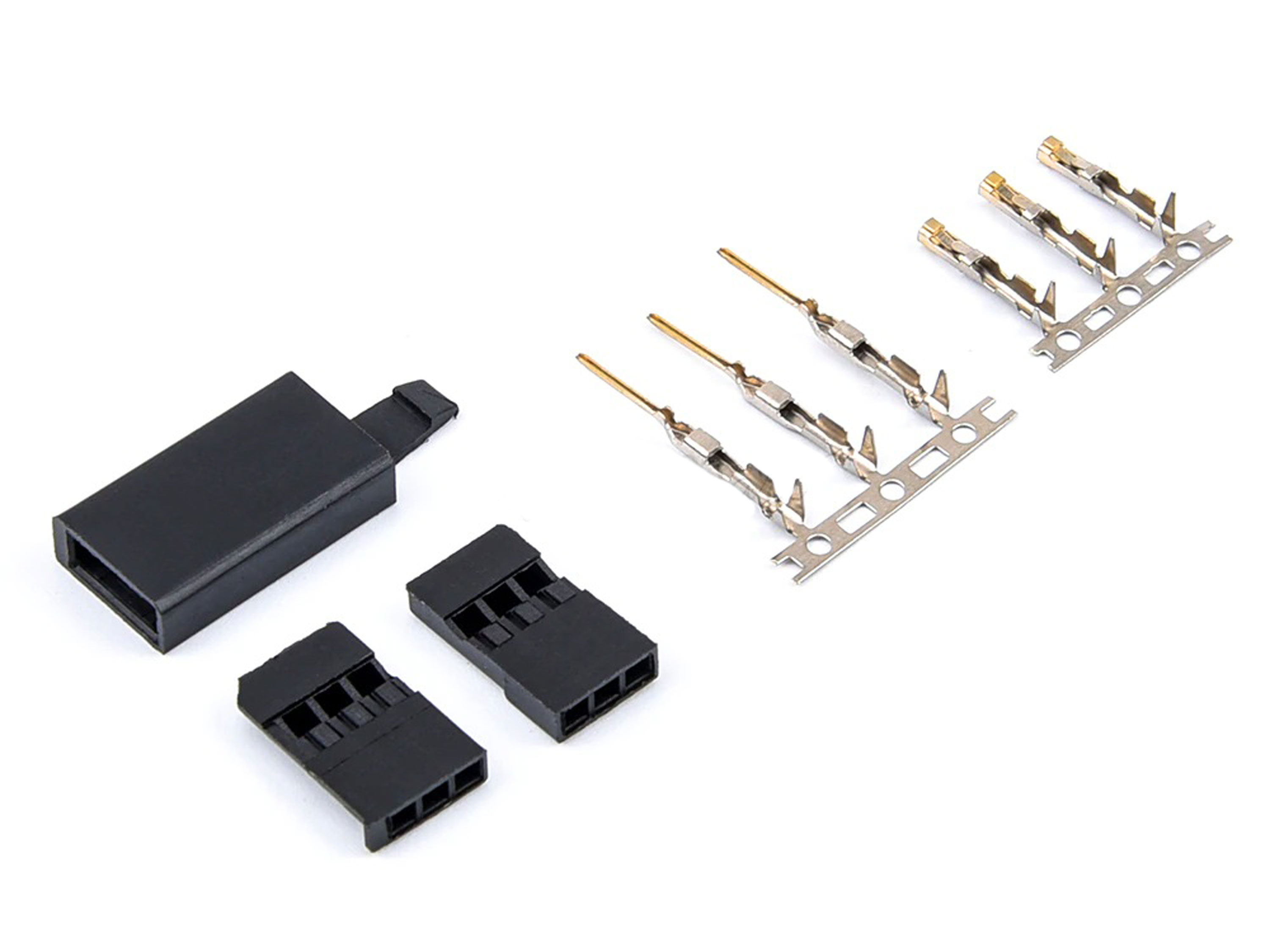 Набір роз’ємів з фіксатором Futaba для сервомеханізмів (30шт) (світлина #2)