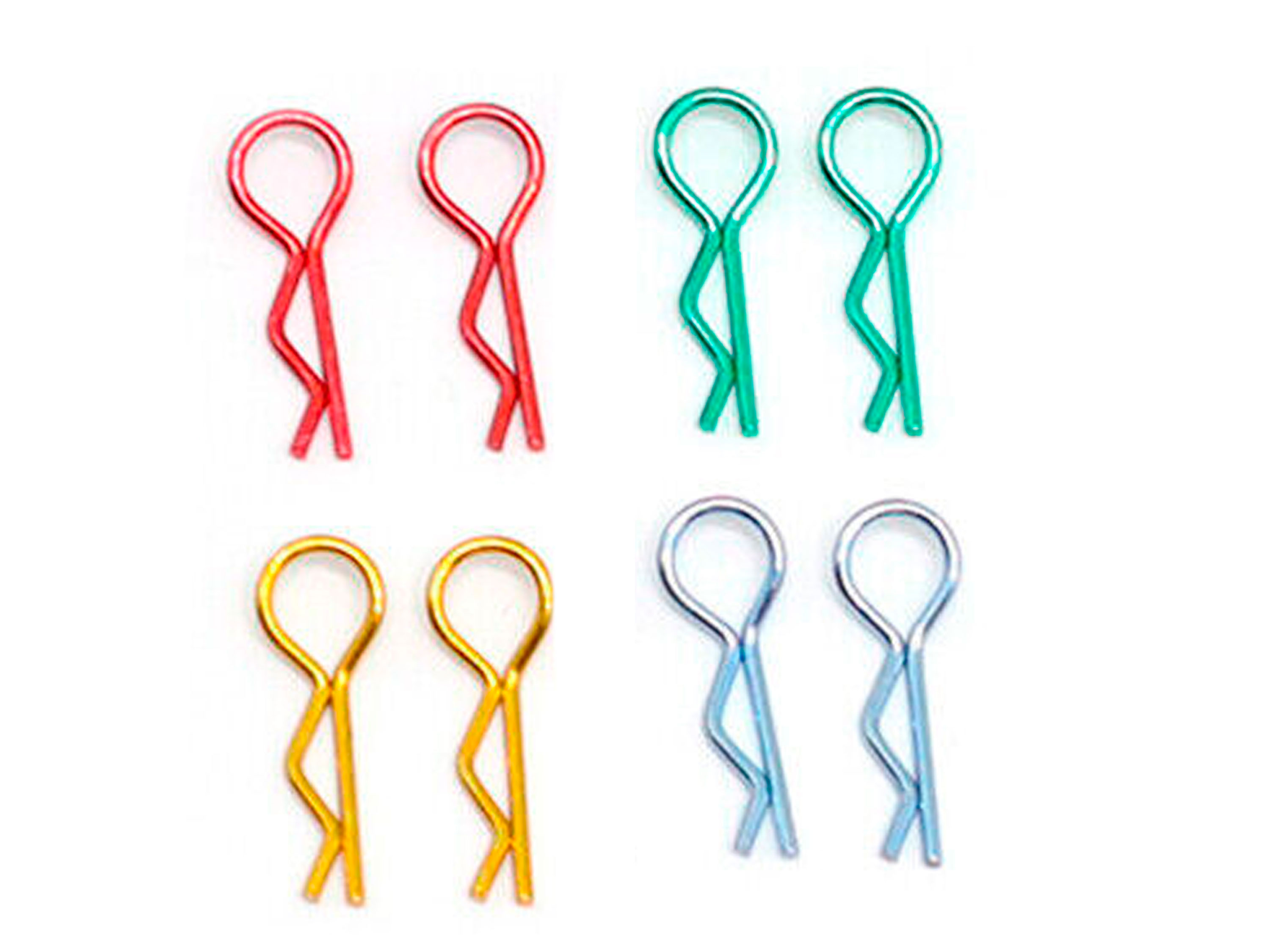 Набір кліпс з гайками М4 для автомоделей 1/10 / 1/12 (100шт) (світлина #2)