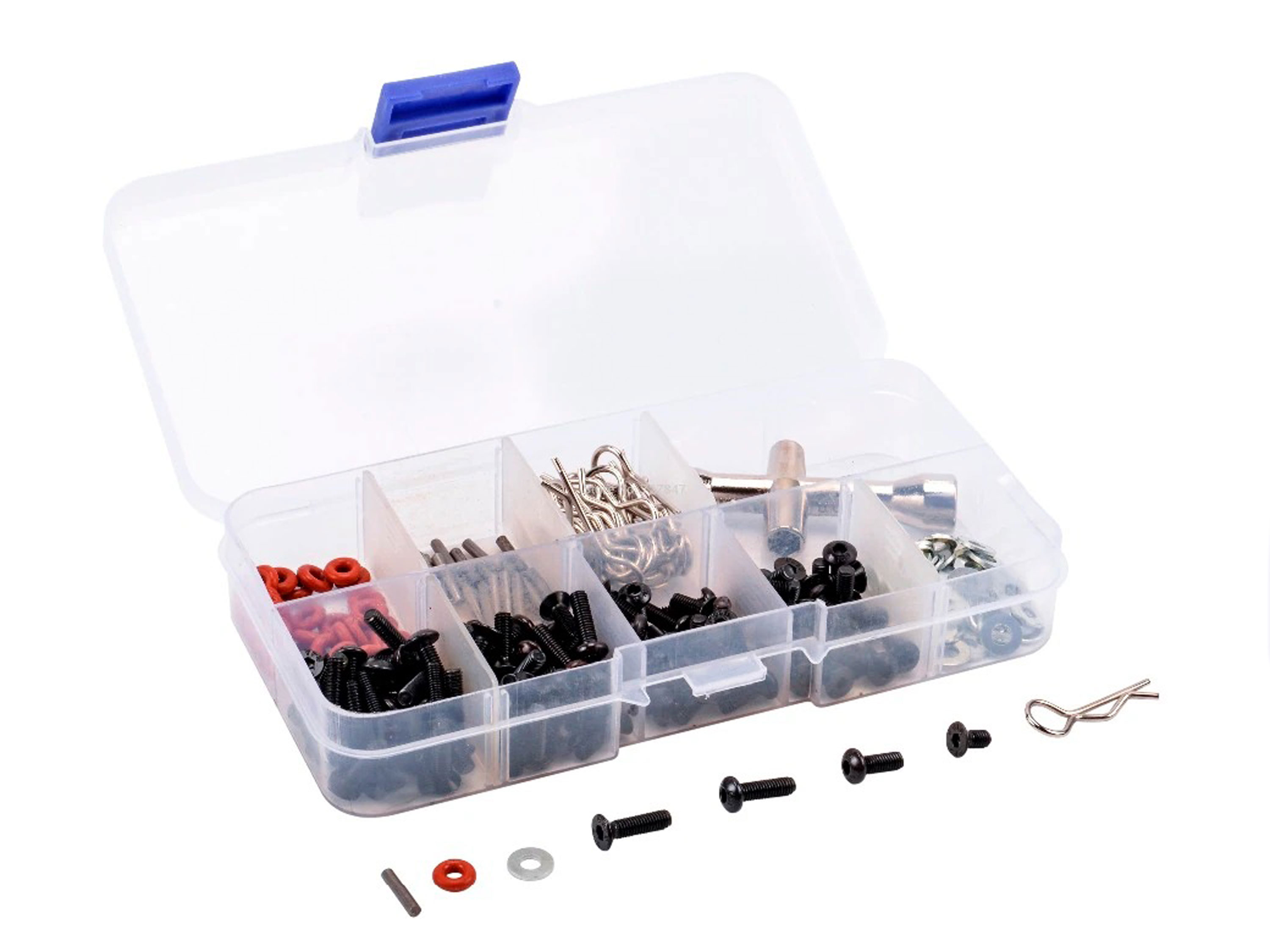 Ремонтний набір для автомоделей 1/10 / 1/12 (240шт) (світлина #3)