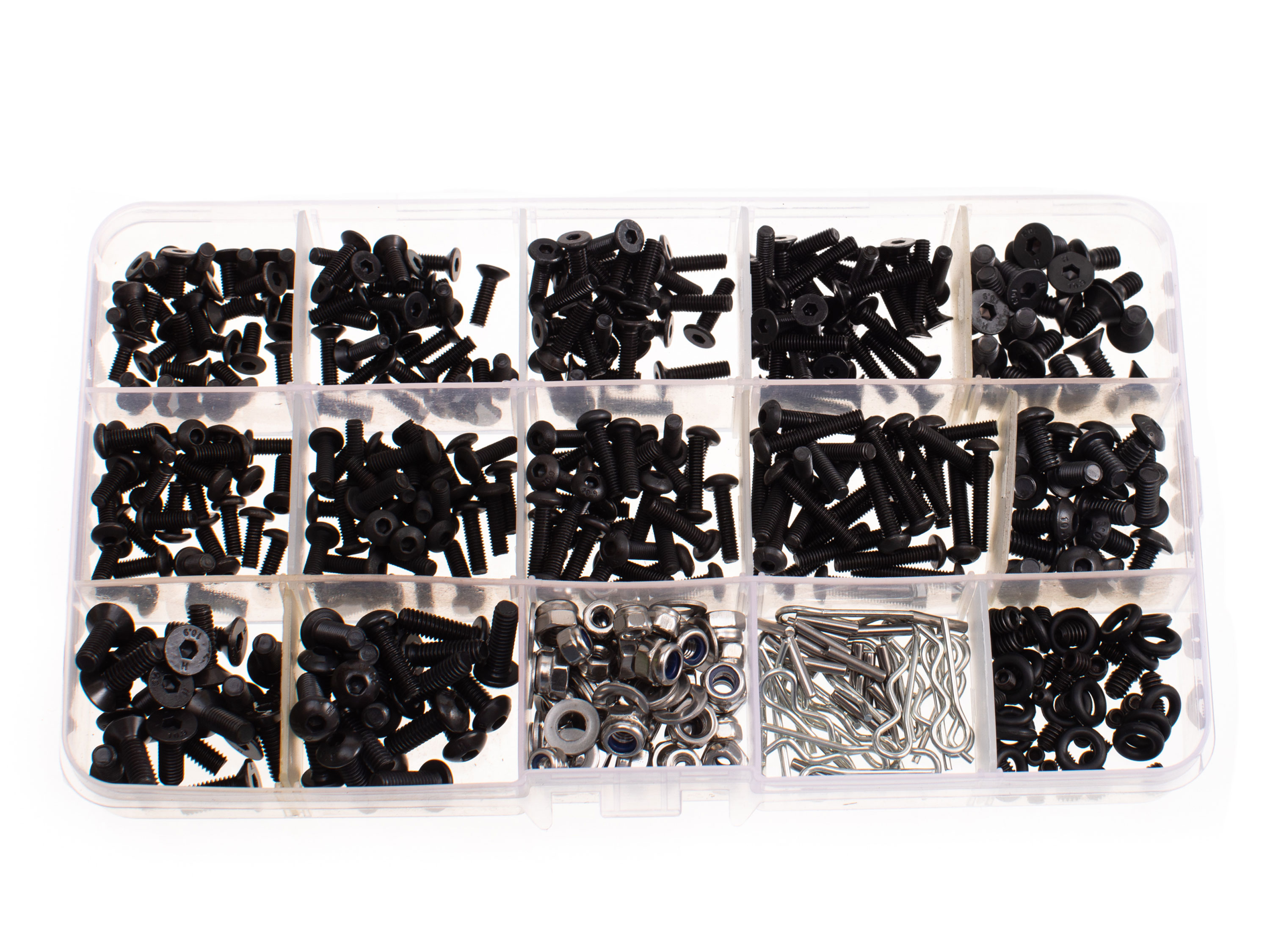 Ремонтний набір для автомоделей 1/8 / 1/10 (522шт) (світлина #1)