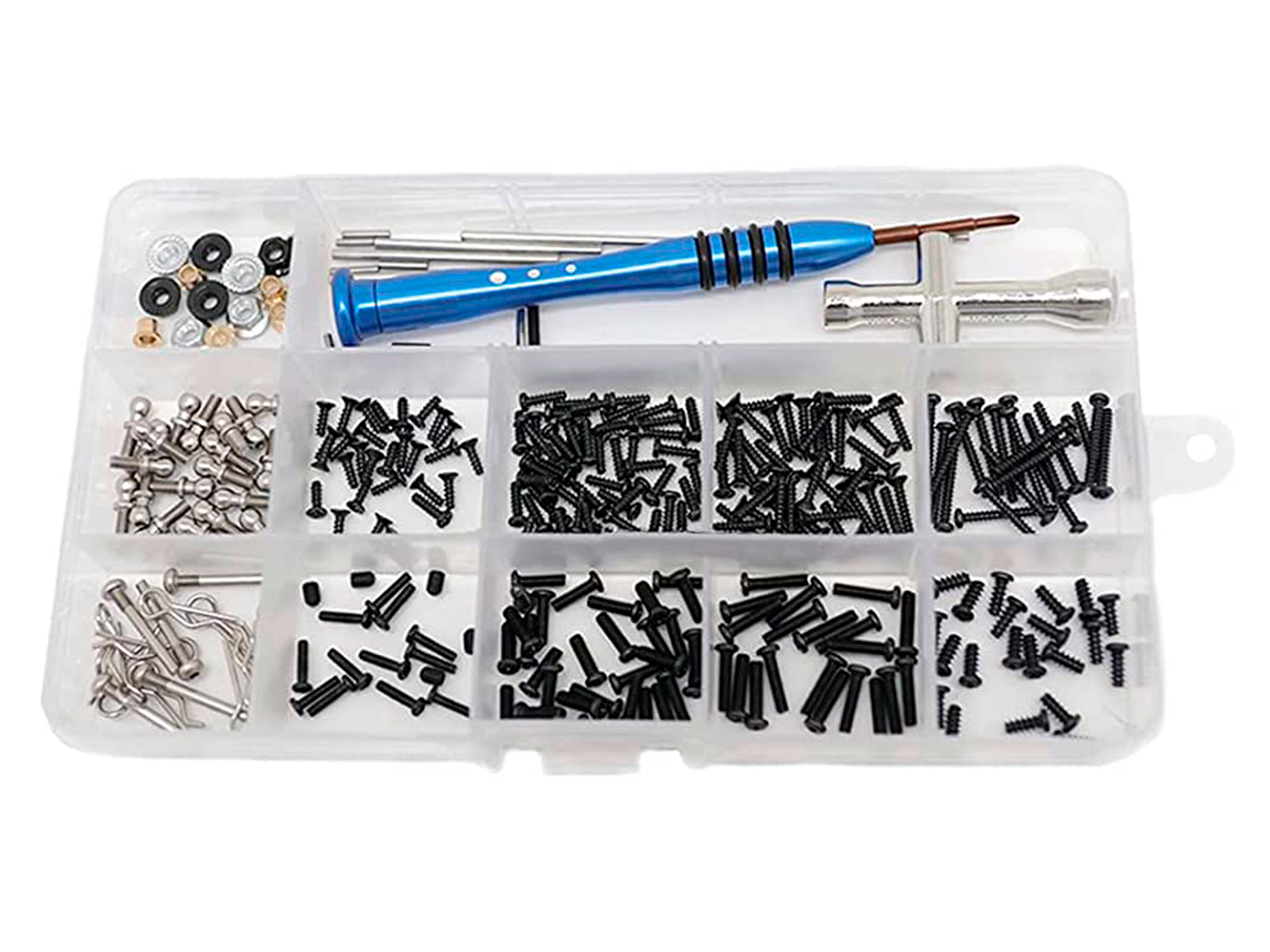 Ремонтний набір для автомоделей 1/16 / 1/18 (296шт) (світлина #1)