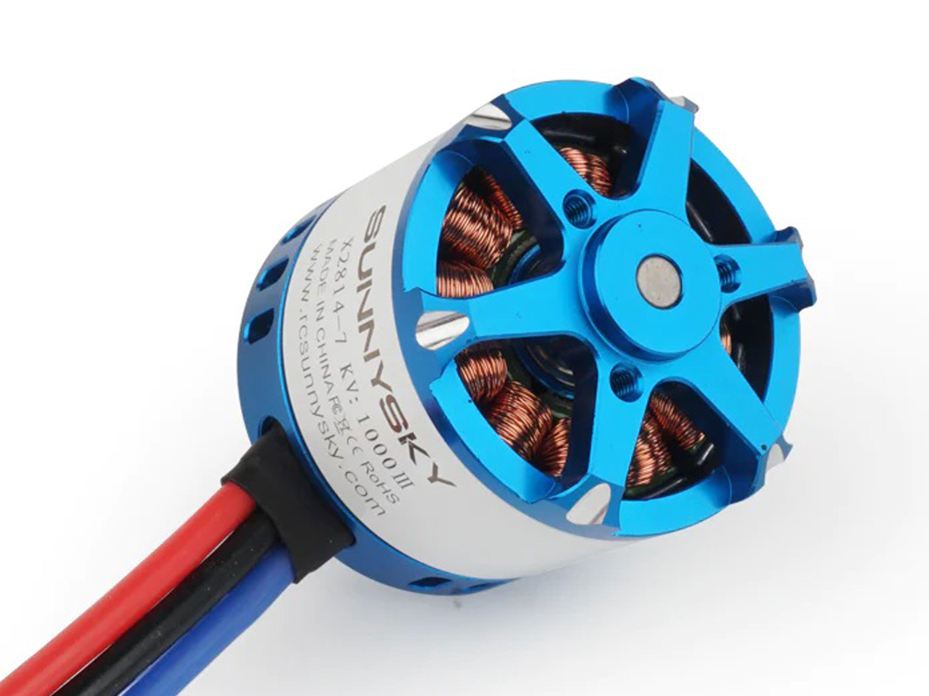 Двигун безколекторний SunnySky X2814-900kv V3 (довгий вал) (світлина #4)