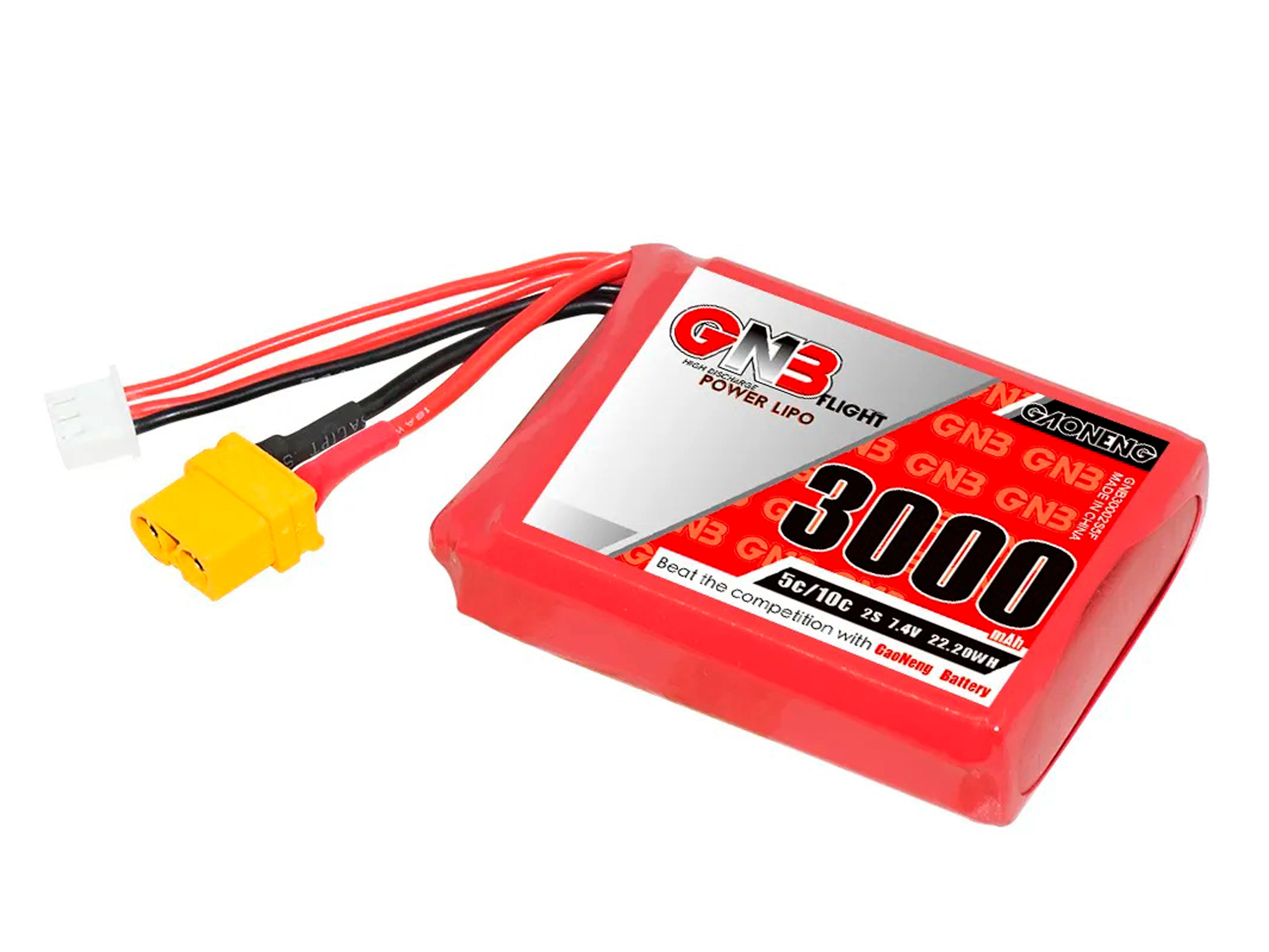 Акумулятор Gaoneng GNB 3000mAh 2S 5C (для радіопередавачів) (світлина #1)
