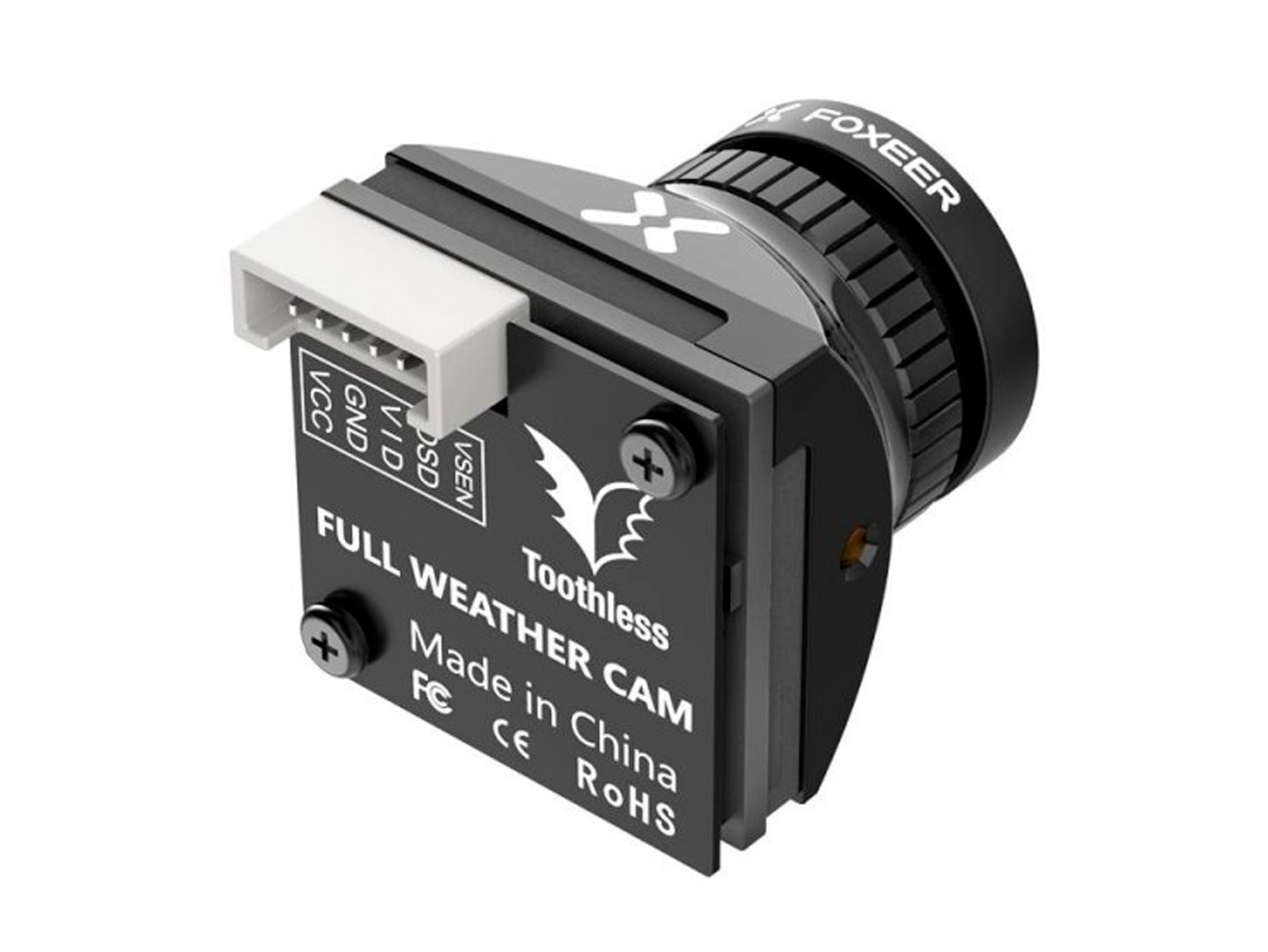 Камера Foxeer Toothless 2 Micro FPV 1200TVL 1.7мм (чорна) (світлина #2)