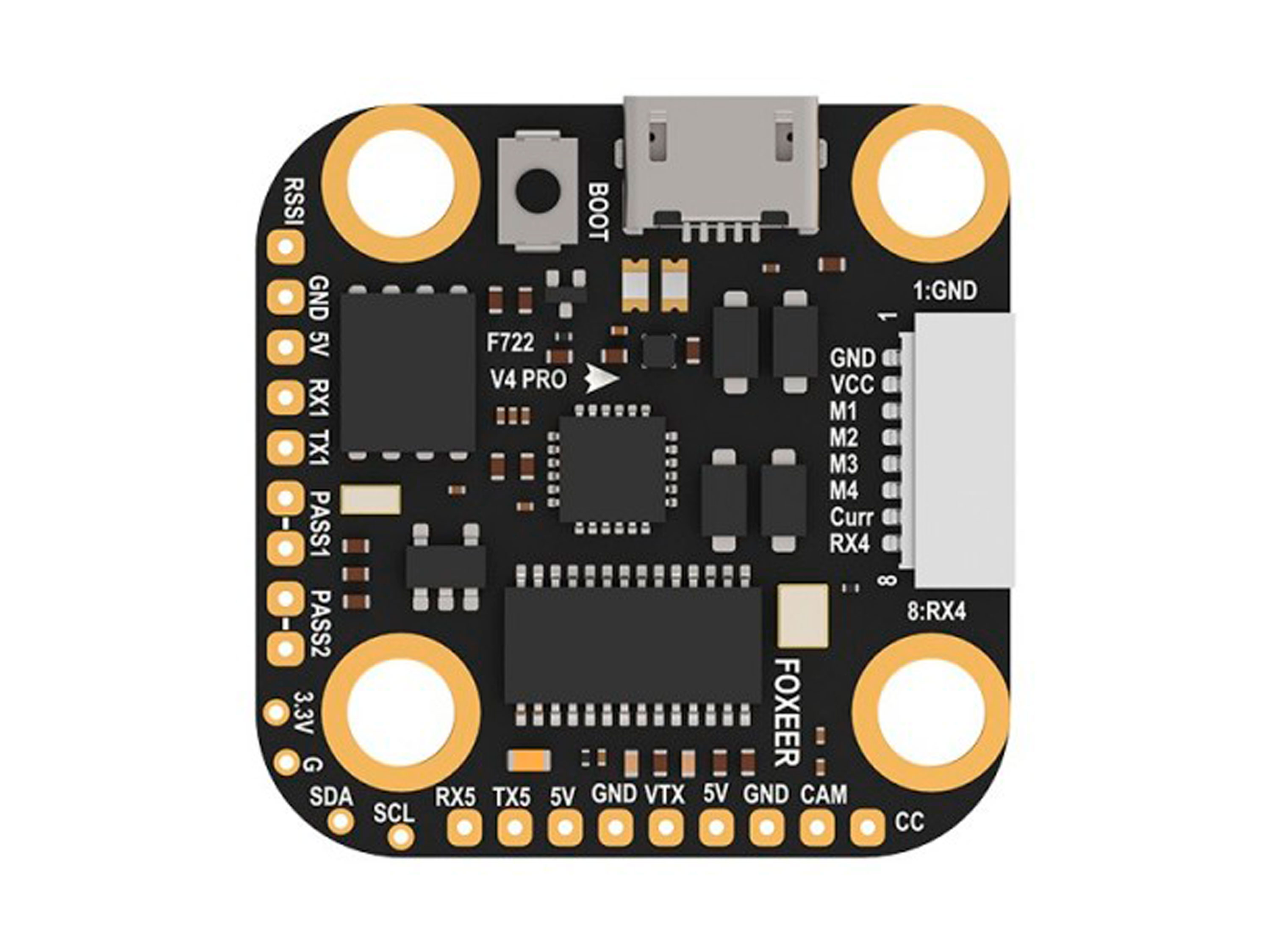 Польотний контролер Foxeer Mini F722 V4 Pro (світлина #1)