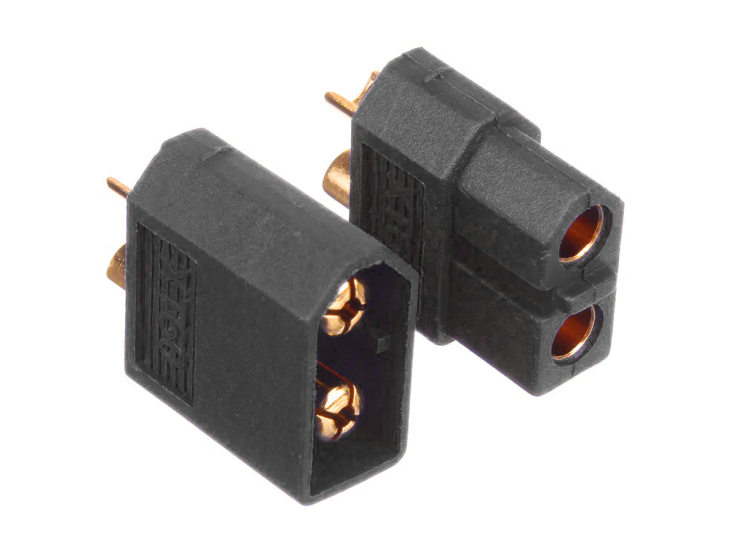 Роз’єм нейлоновий XT60 чорний (пара) (світлина #1)