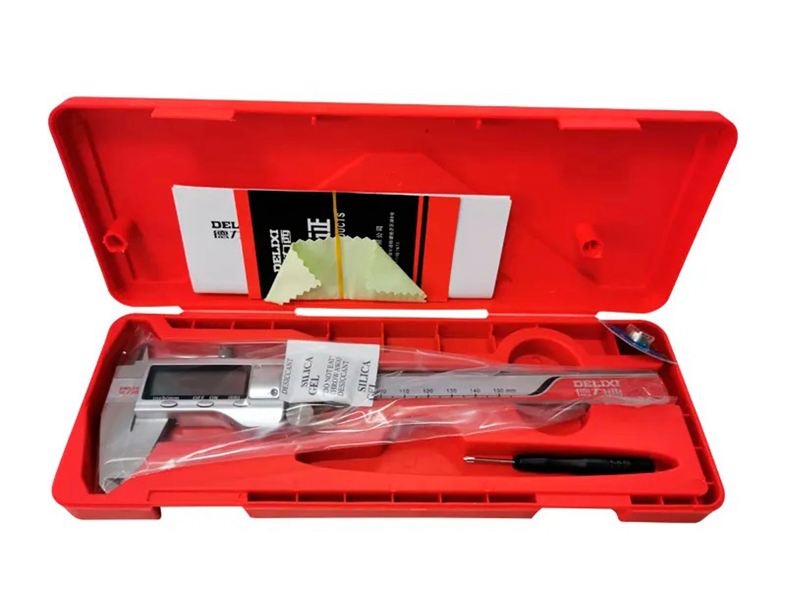 Штангенциркуль цифровий Delixi (150мм) (світлина #3)