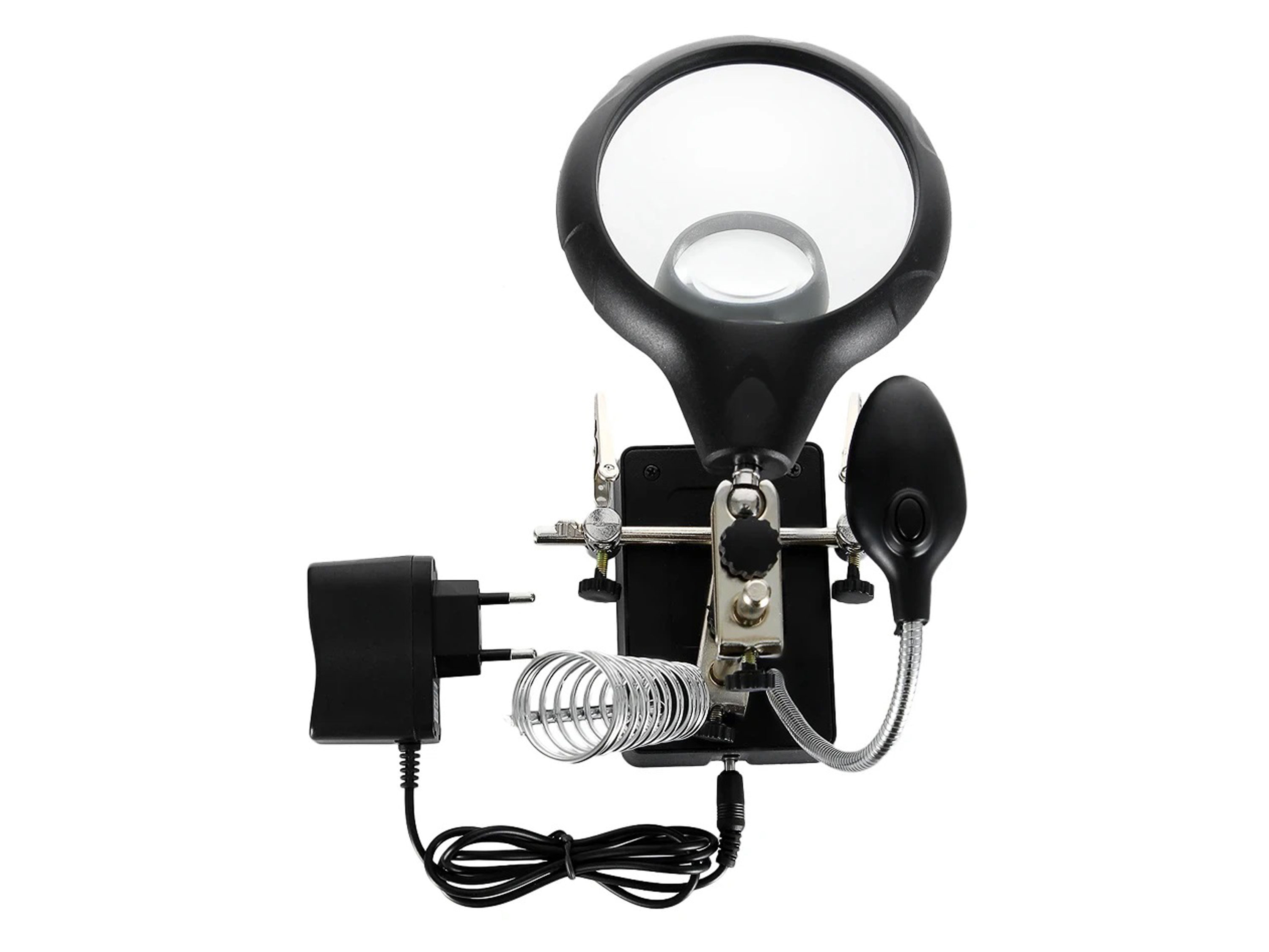 Тримач плат і паяльника ESPLB з LED-підсвіткою (третя рука) (світлина #3)