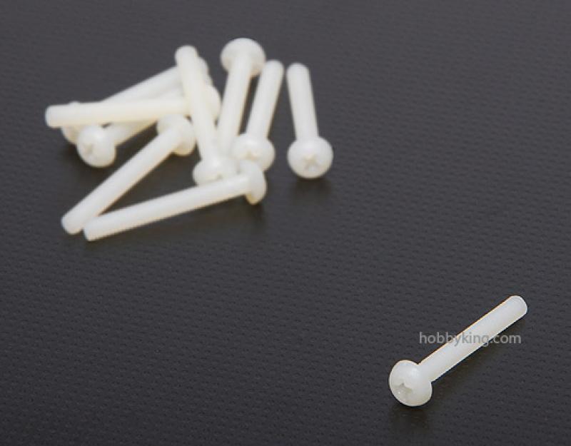 Гвинт пластиковий М4x30мм (світлина #1)