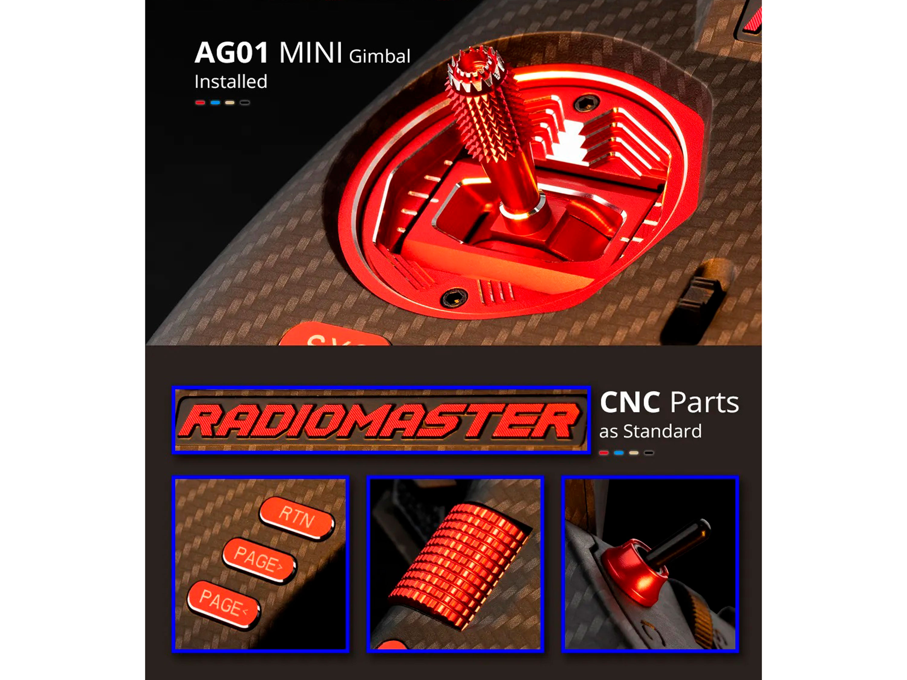 Радіоапаратура RadioMaster Zorro MAX (ELRS 2.4ГГц) (світлина #4)