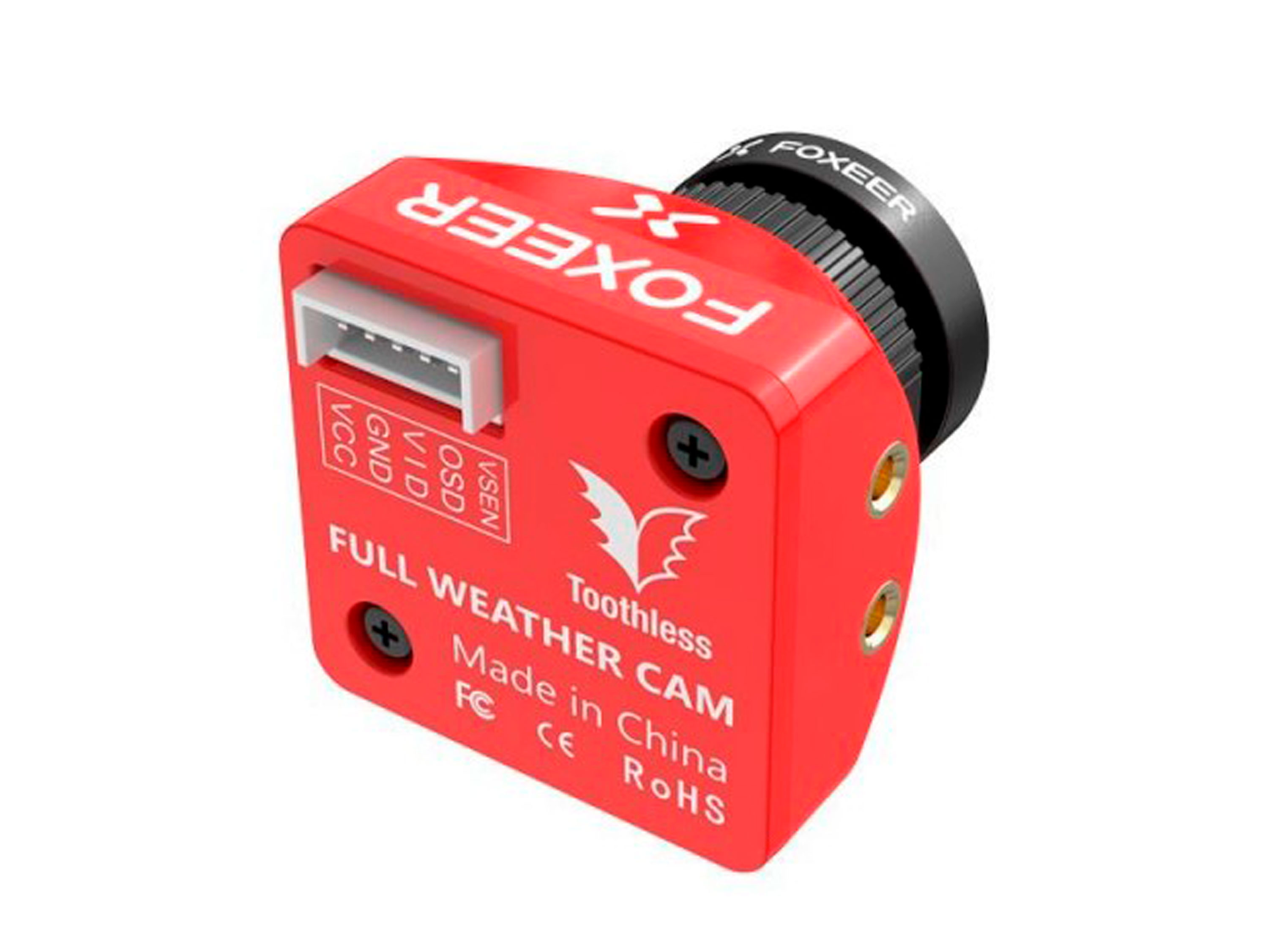 Камера Foxeer Toothless 2 Mini FPV 1200TVL 1.7мм (чорна) (світлина #4)