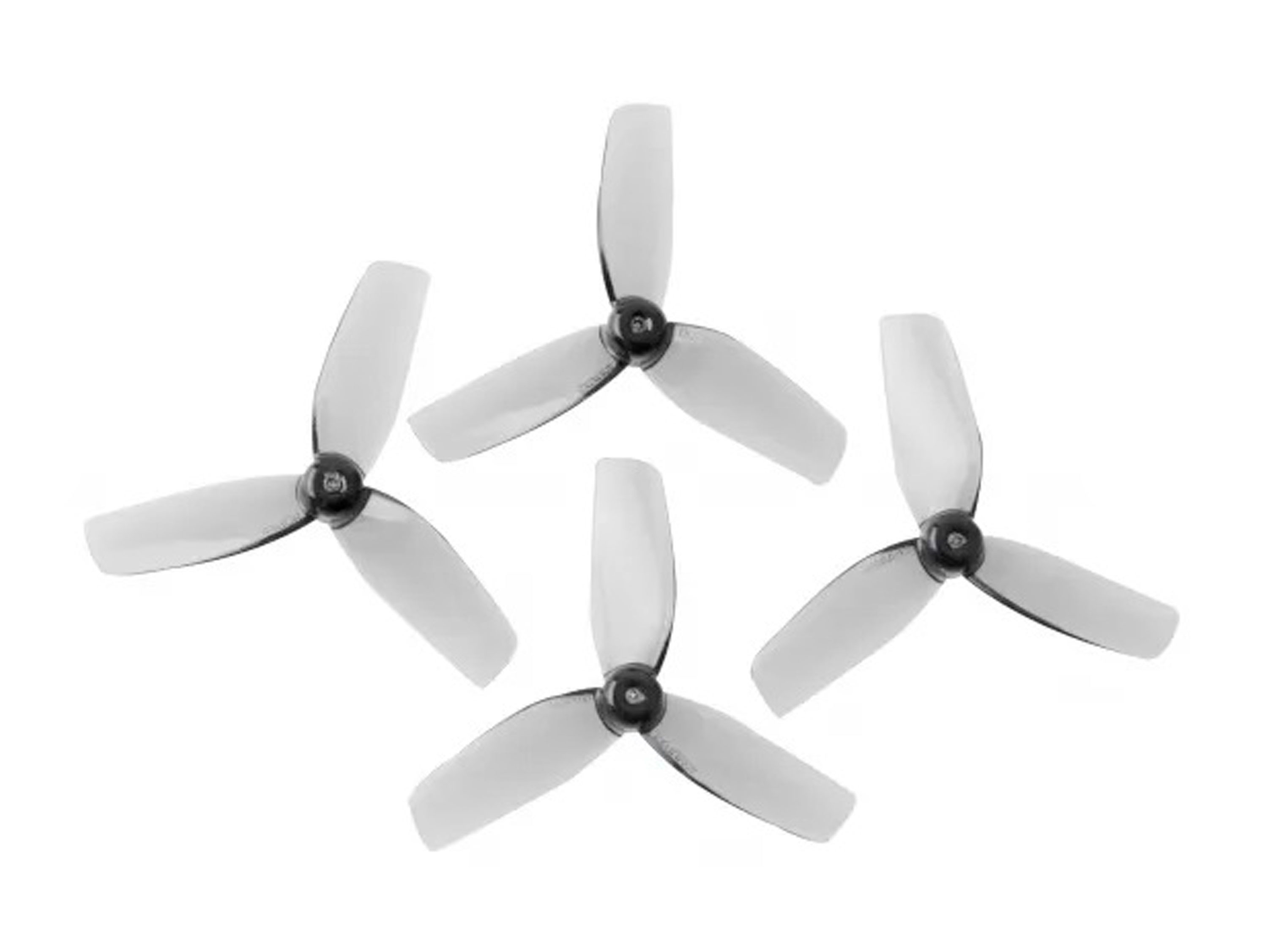 Комплект пропелерів HQProp 40мм-х3 сірі (вал 1.0мм) (світлина #1)