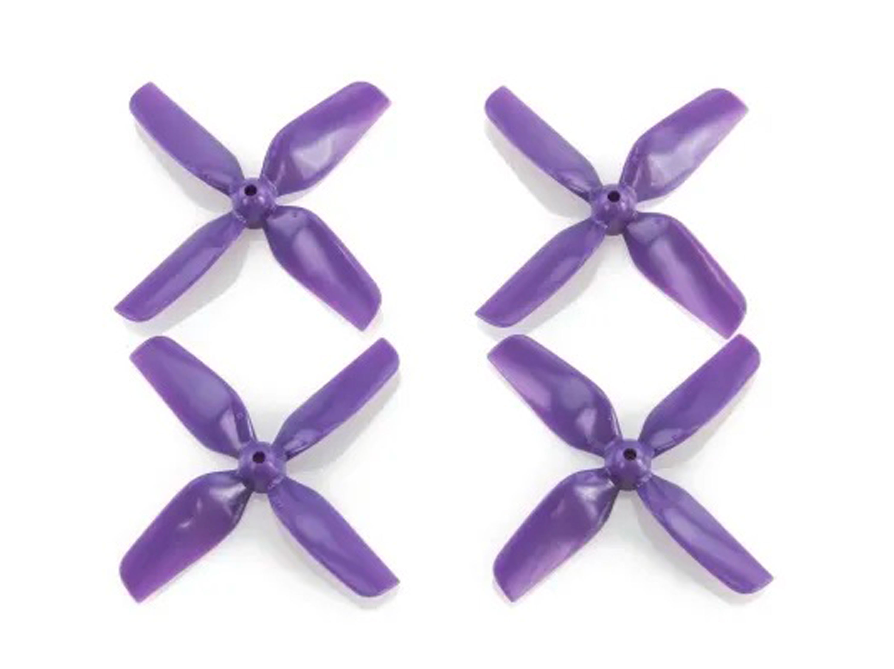 Комплект пропелерів HQProp 40мм-х4 фіолетові (вал 1.0мм) (світлина #1)