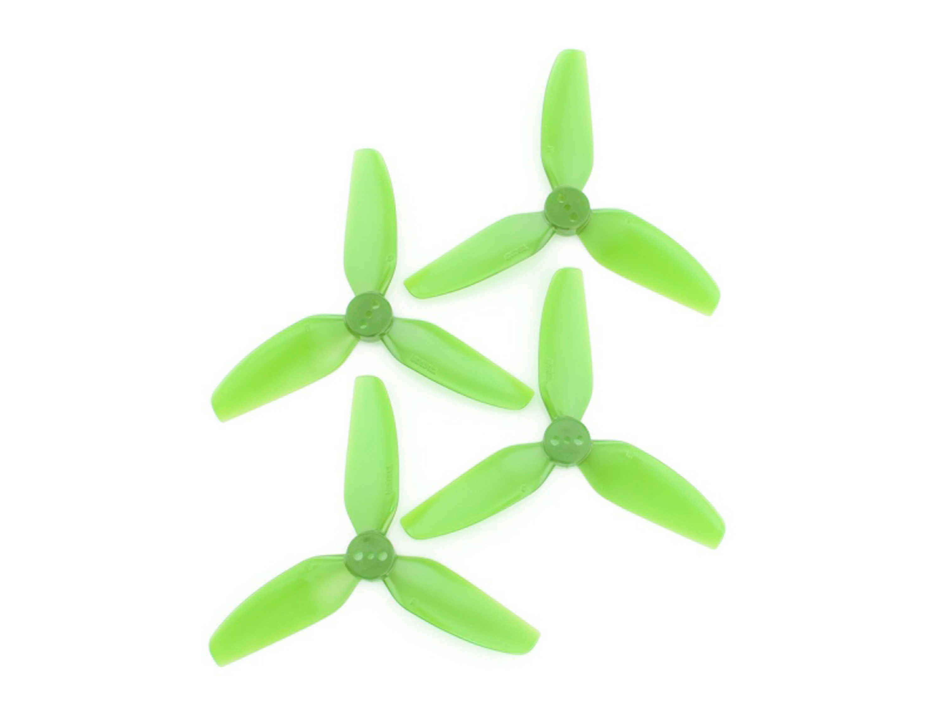 Комплект пропелерів HQProp T2.5x2.5x3 салатові (вал 1.5мм) (світлина #1)