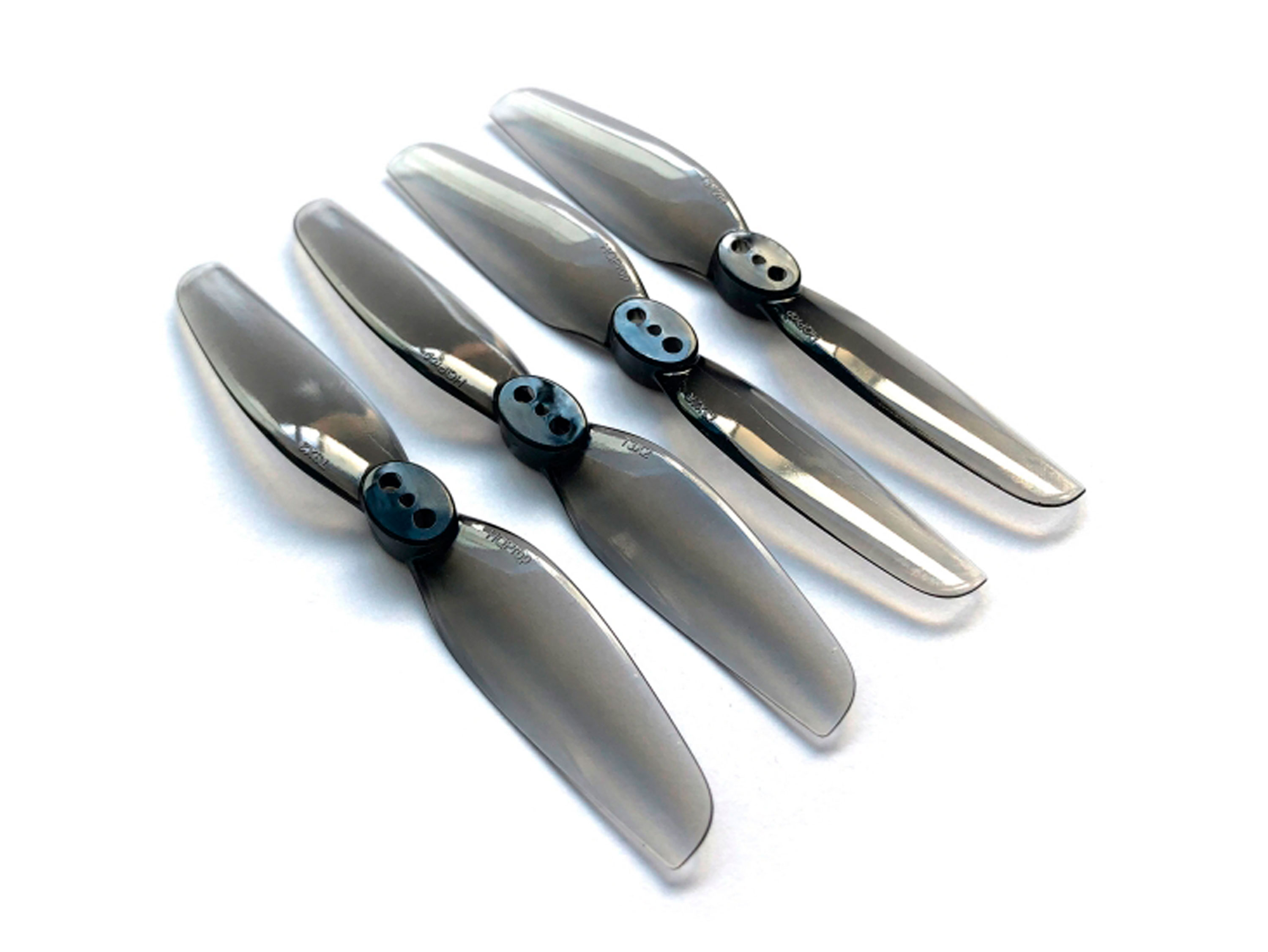 Комплект пропелерів HQProp T3x2x2 сірі (вал 1.5мм) (світлина #1)