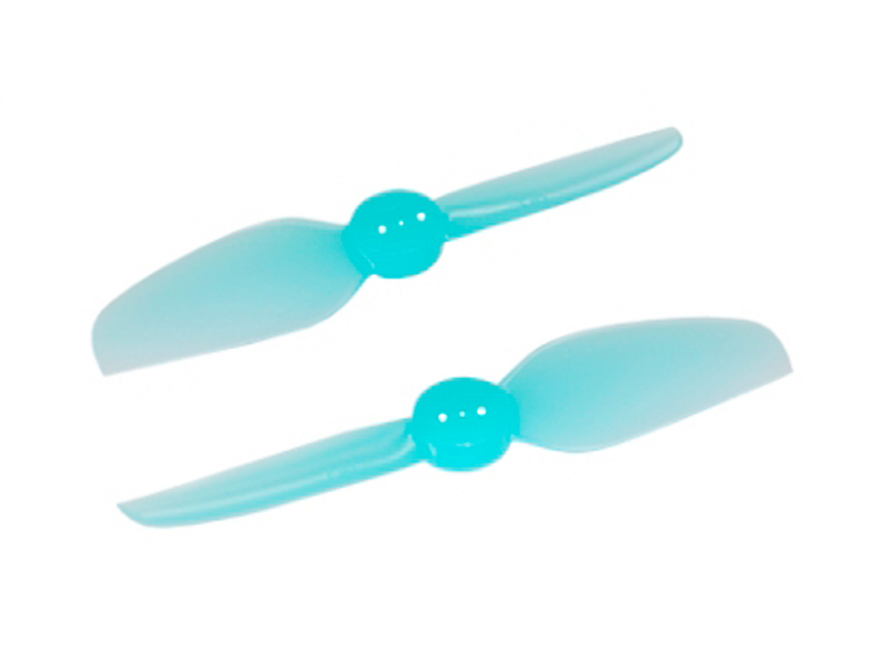 Комплект пропелерів HQProp T3x3x2 блакитні (вал 1.5мм) (світлина #1)