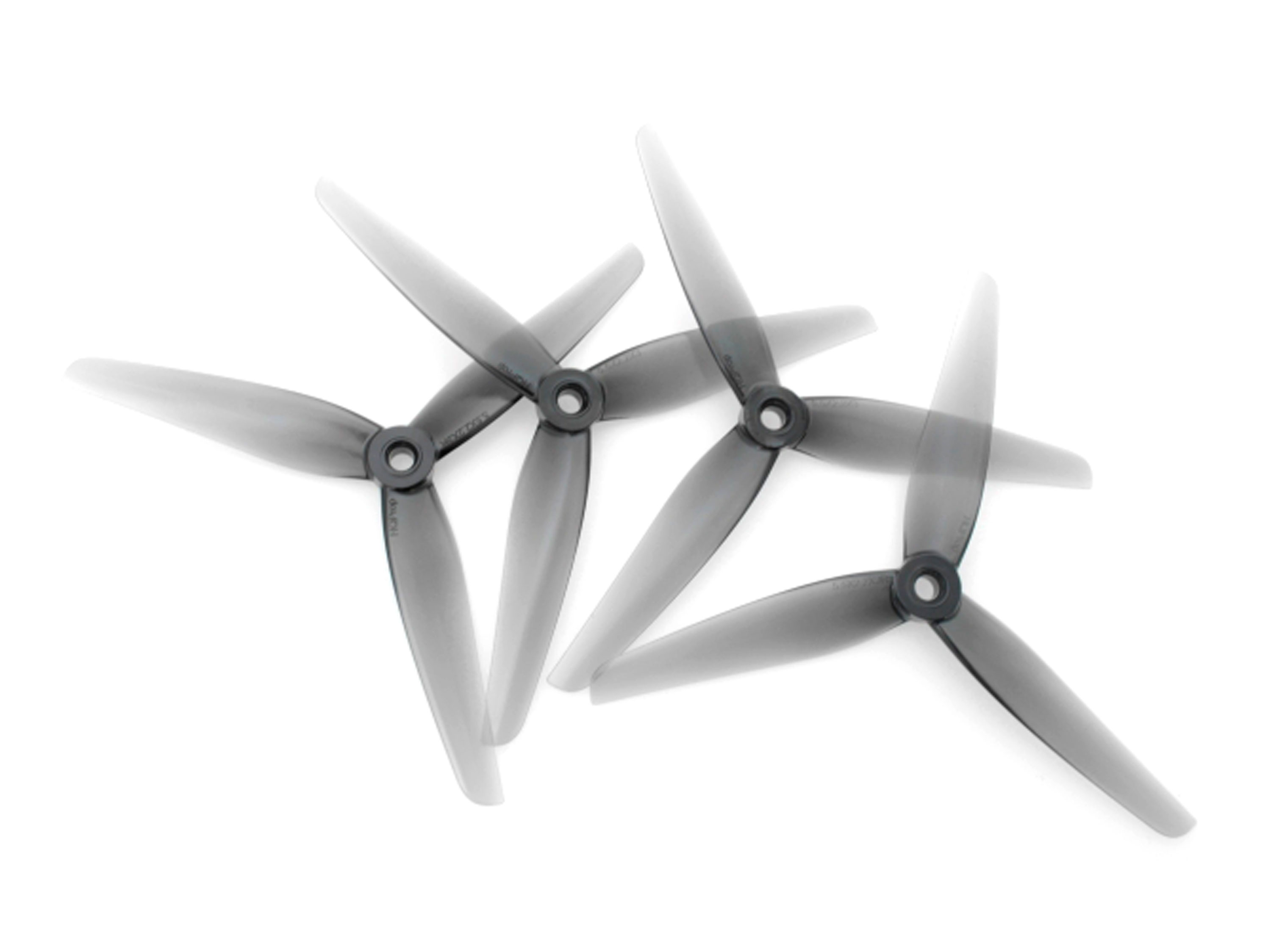 Комплект пропелерів HQProp 5.5x2.2x3 сірі (вал 5мм) (світлина #1)