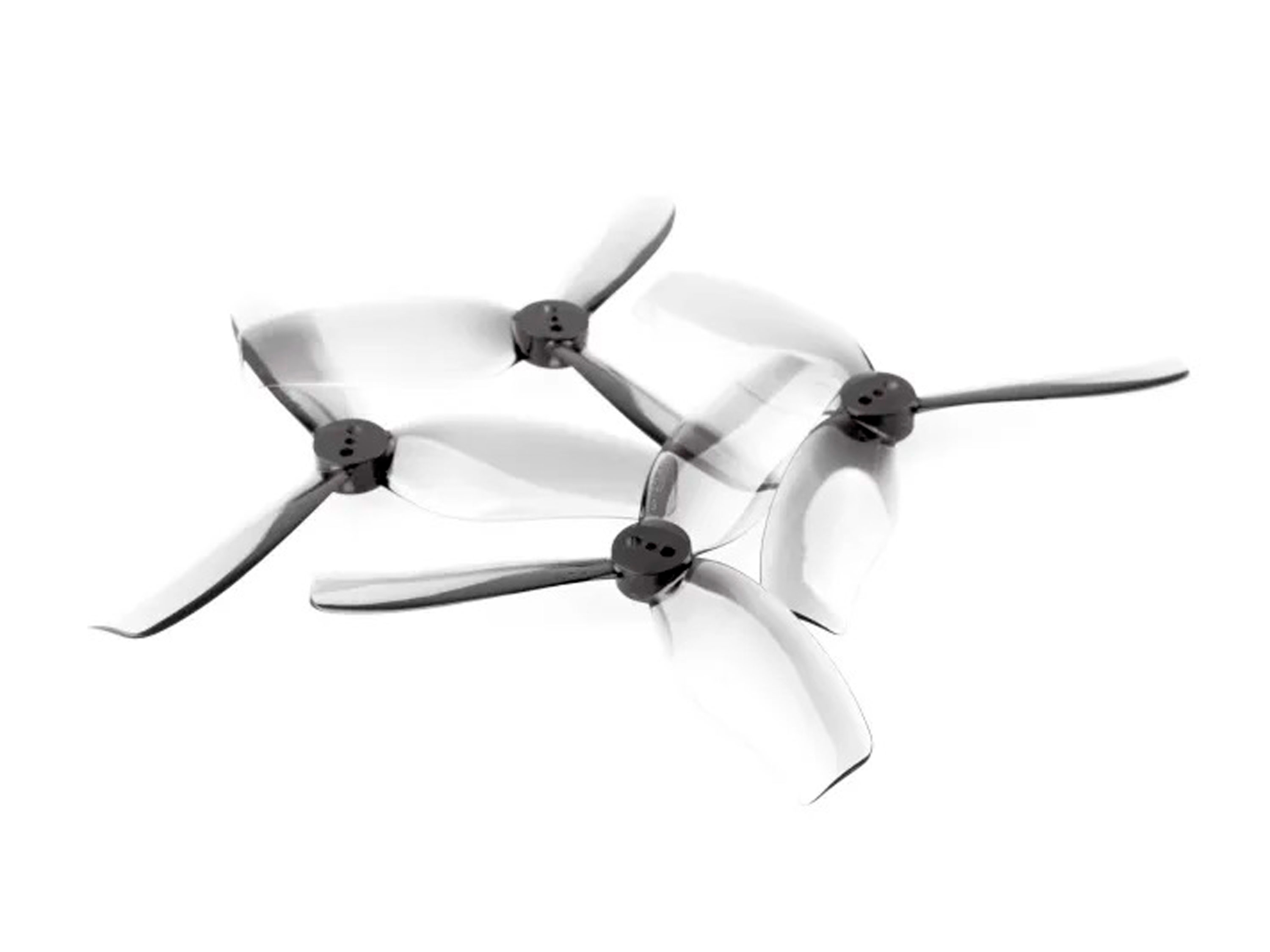 Комплект пропелерів HQProp Duct-T90мм-х3 блакитні (вал 1.5мм) (світлина #1)