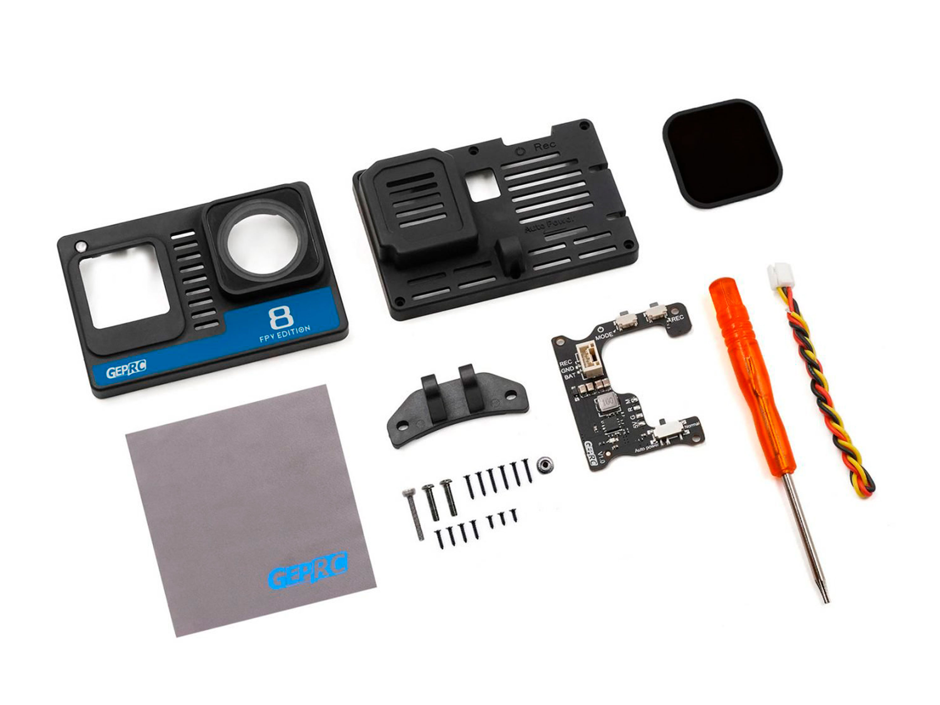 Корпус GEPRC GP8 Naked для камери GoPro HERO8 (з BEC-Board) (світлина #4)