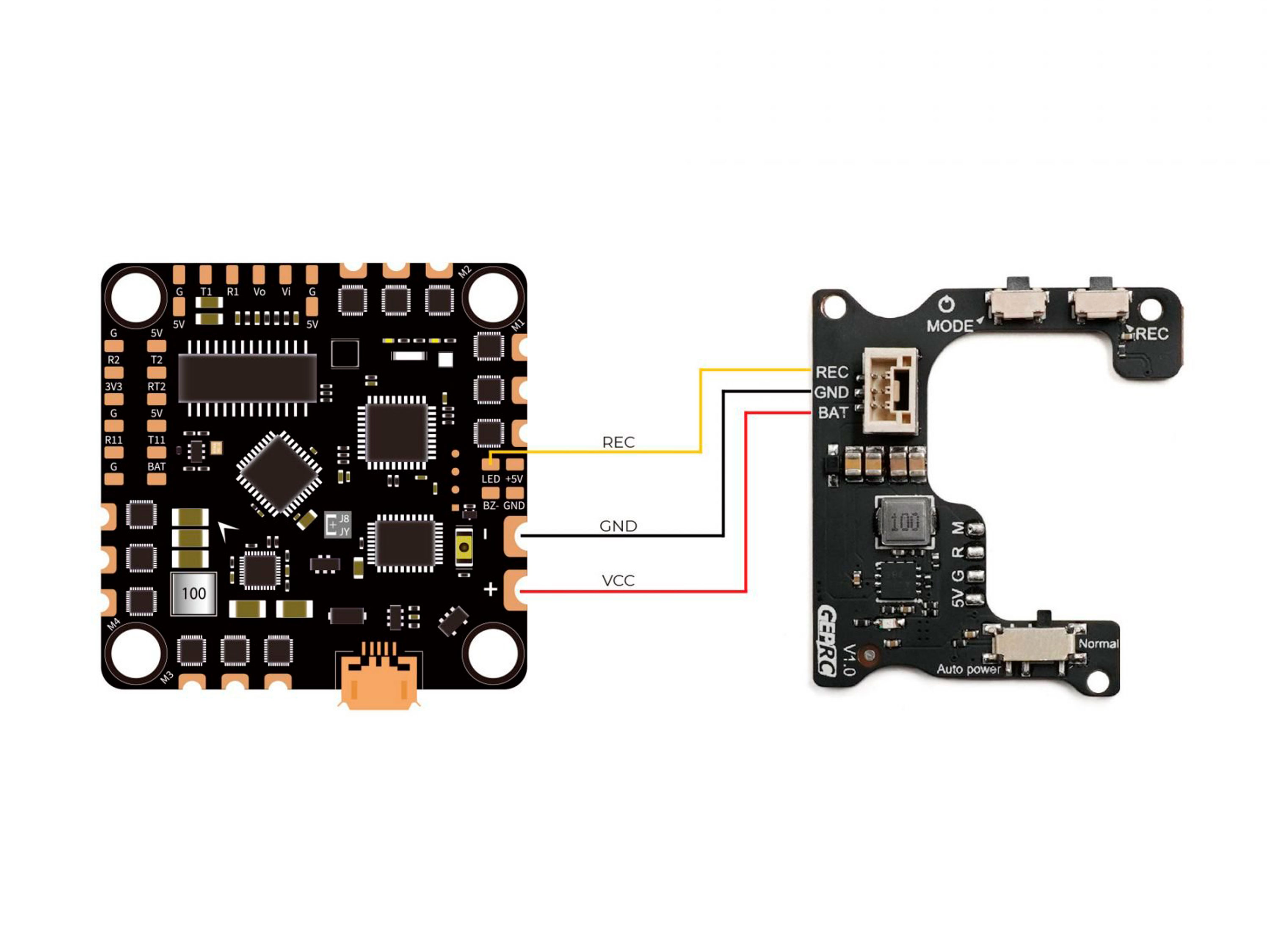 Корпус GEPRC GP8 Naked для камери GoPro HERO8 (з BEC-Board) (світлина #6)