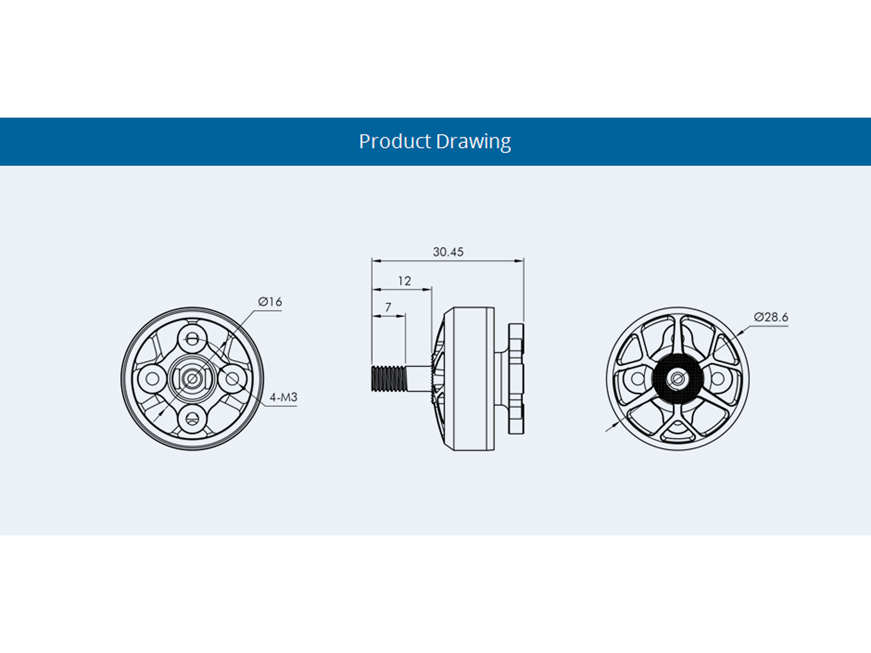 Двигун безколекторний T-Motor F60 PRO V-LV 2207.5-1950kv (світлина #4)