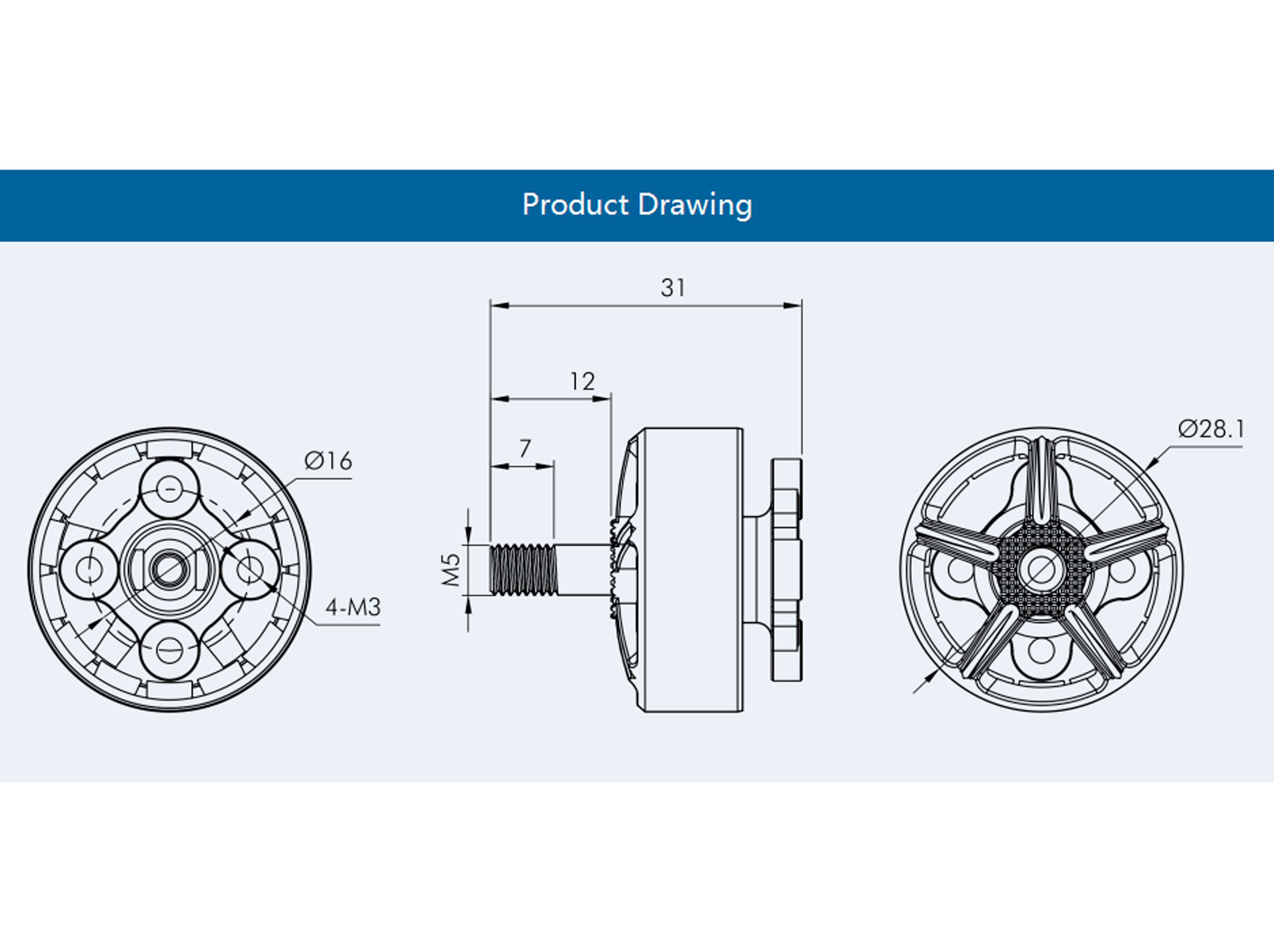 Двигун безколекторний T-Motor Pacer P2207-2550kv V2 (світлина #4)