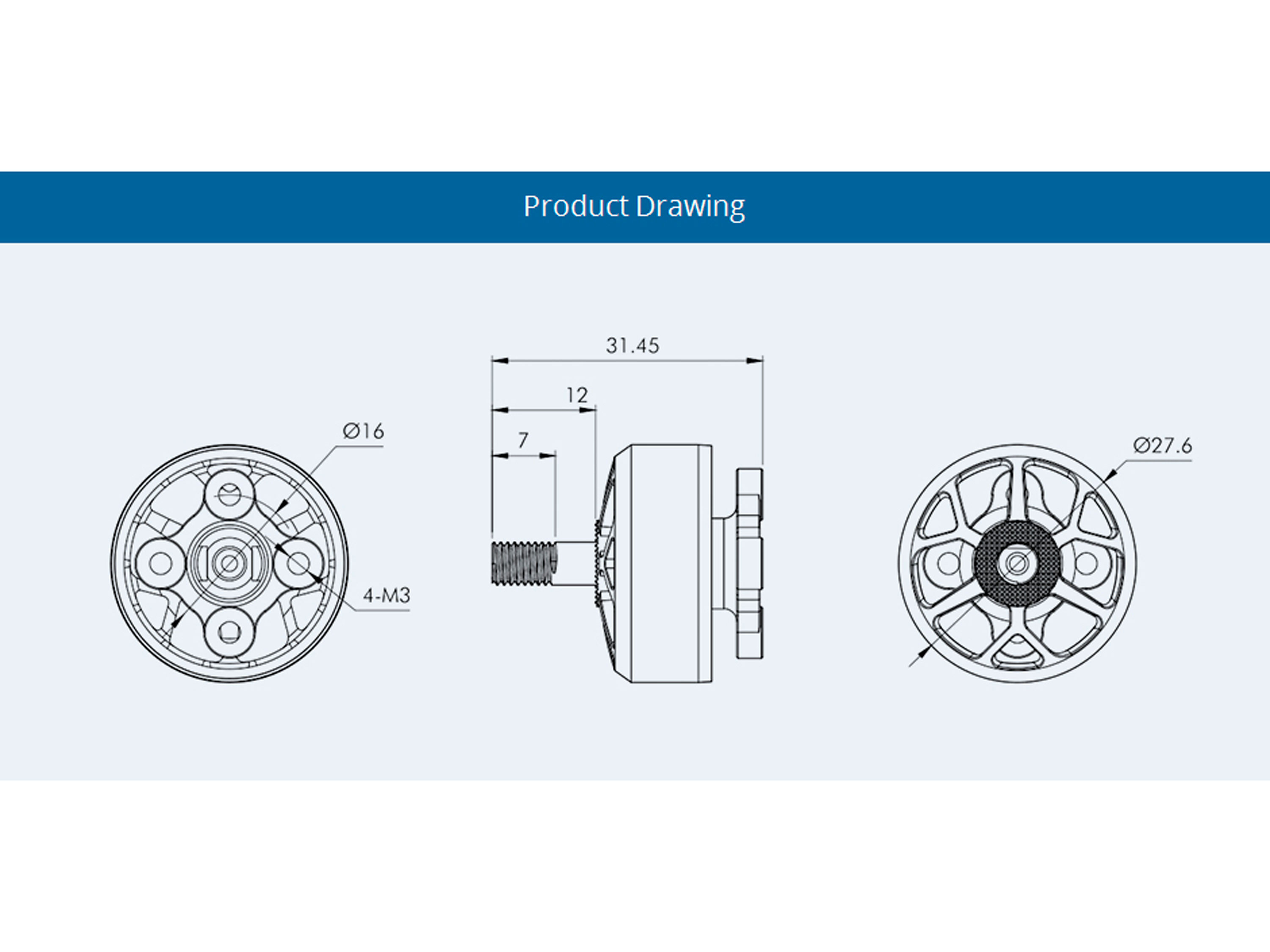 Двигун безколекторний T-Motor Velox V2207.5-1950kv V2 (світлина #4)