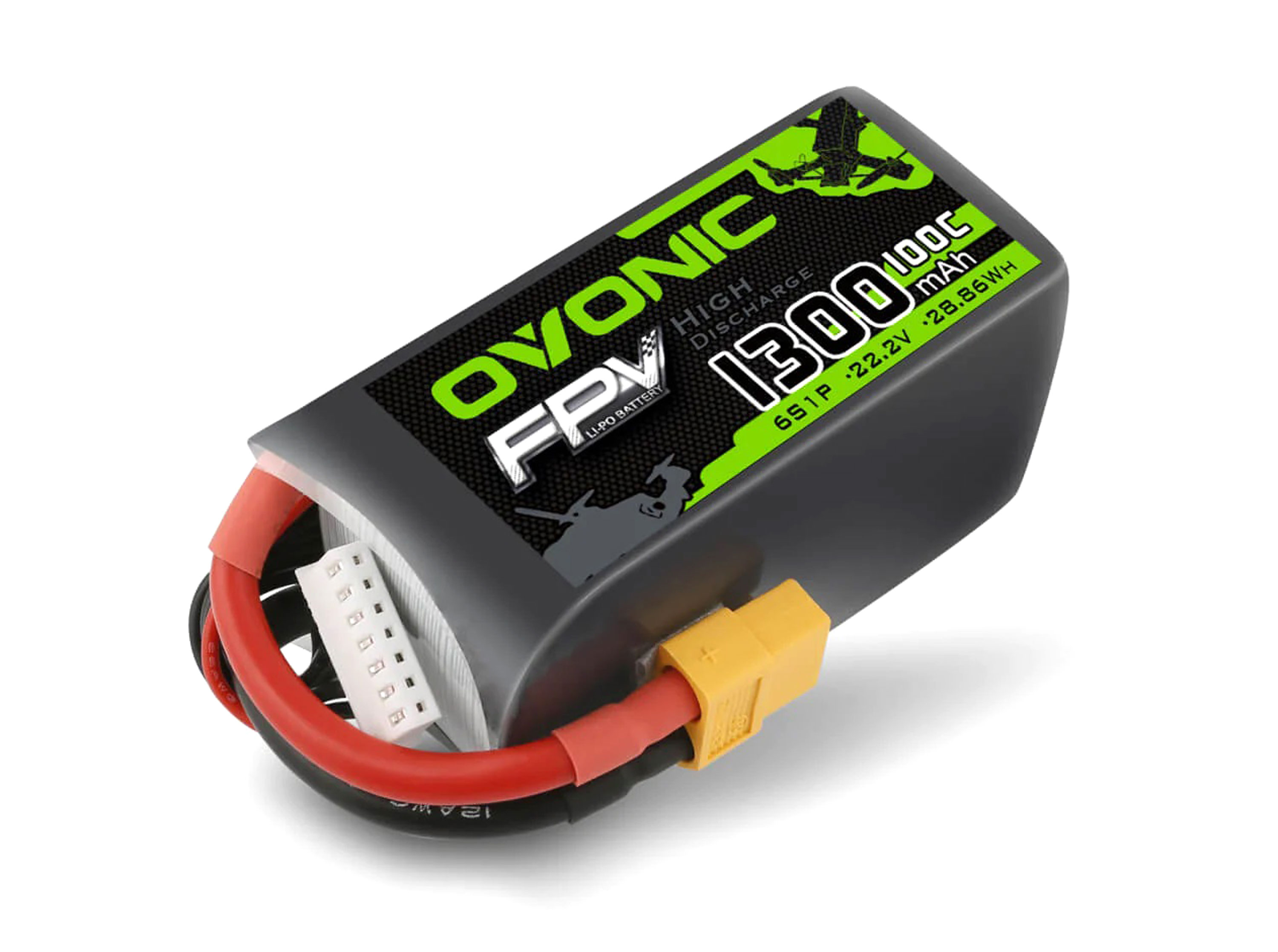 Акумулятор Ovonic 1300mAh 6S 100C (світлина #1)