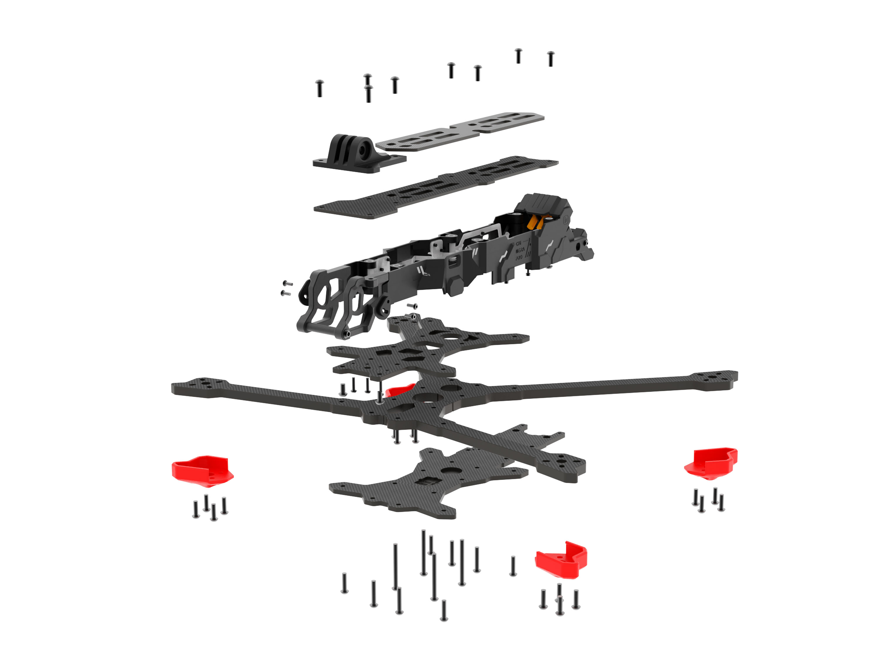 Рама для квадрокоптера iFlight Chimera7 Pro V2 FPV (327мм) (світлина #8)