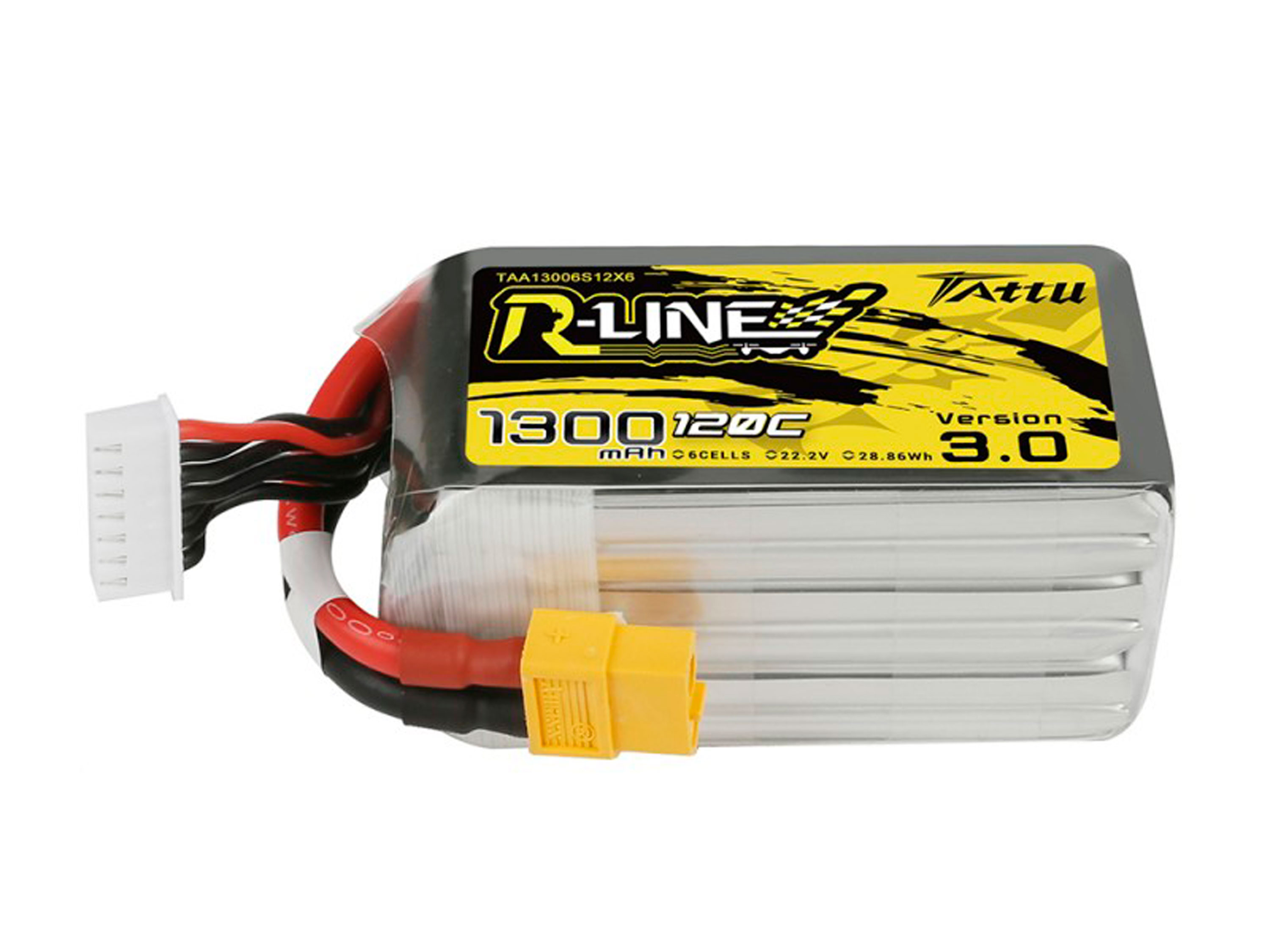 Акумулятор TATTU R-Line V3.0 1300mAh 6S 120C (світлина #1)