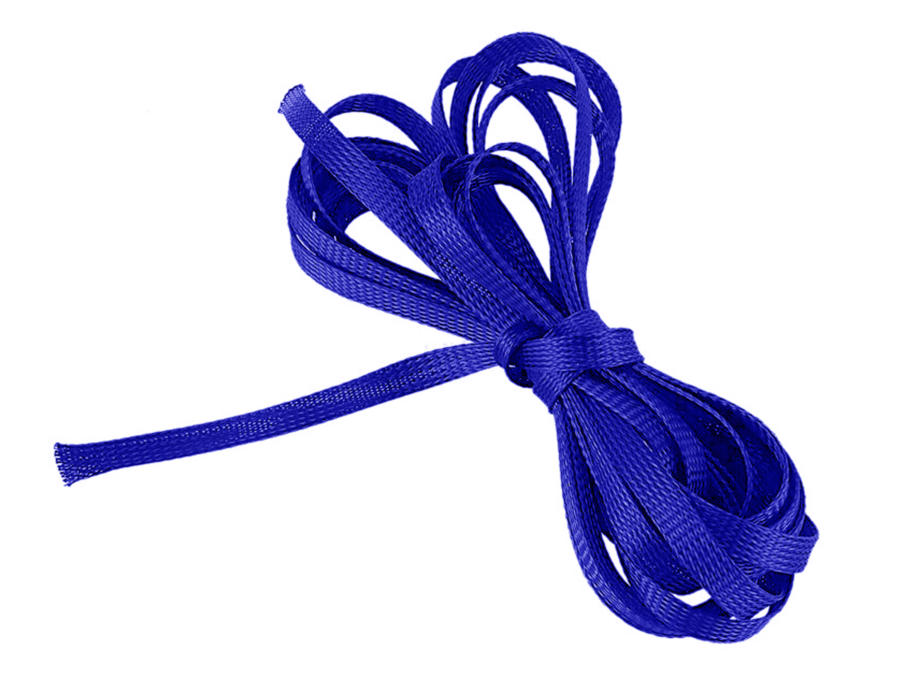 Кабельне обплетення 10мм х 50см (синє) (світлина #1)